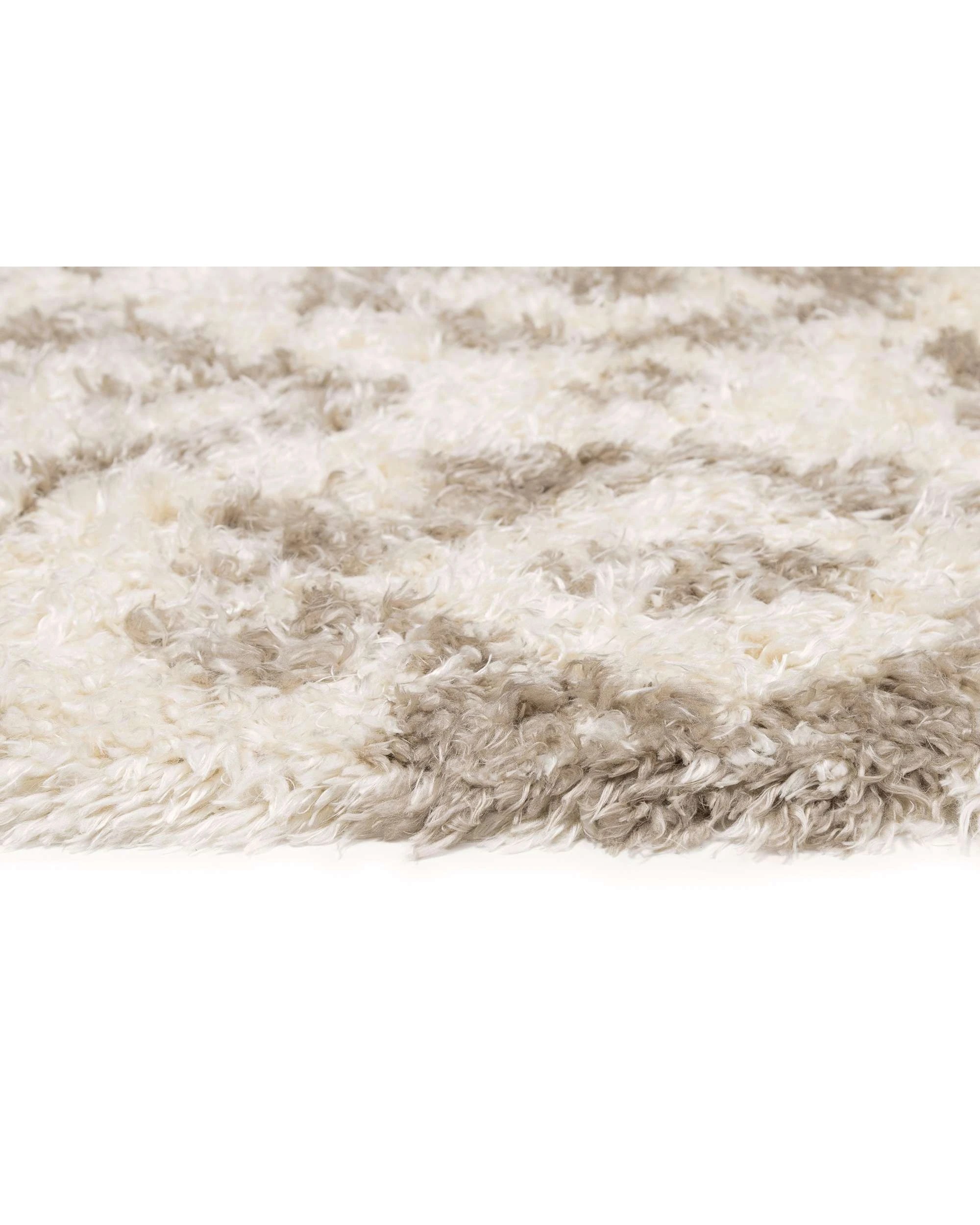 6 Loopsie Zinda Tribal Shag Rug-230cm x 160cm - White, 6 of 8