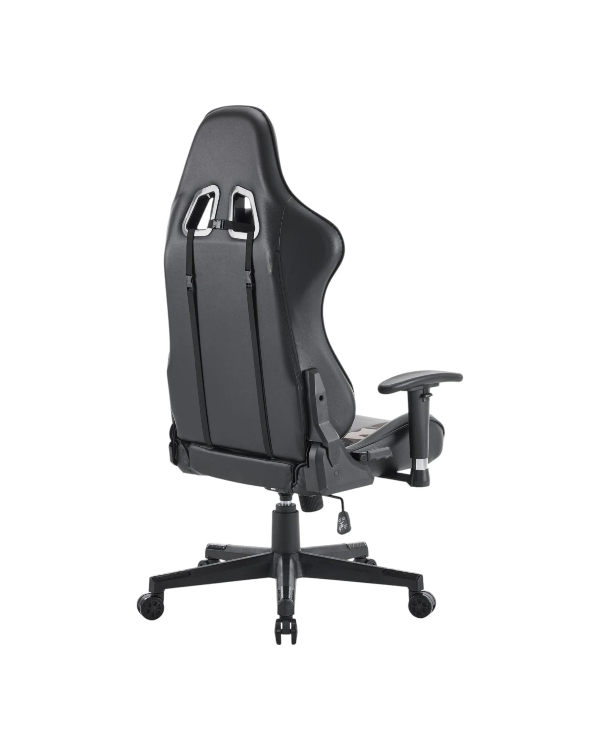 5 Playmax Elite Fabric Gaming Chair - Black and Grey Camo - Multi, 5 of 7