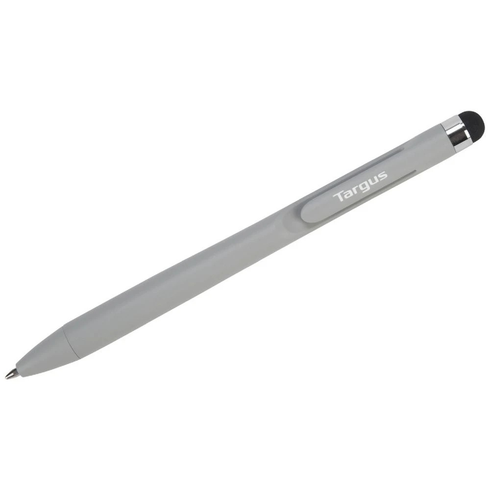 1 Targus 2-in-1 Antimicrobial Smooth Glide Stylus and Pen Grey, 1 of 2