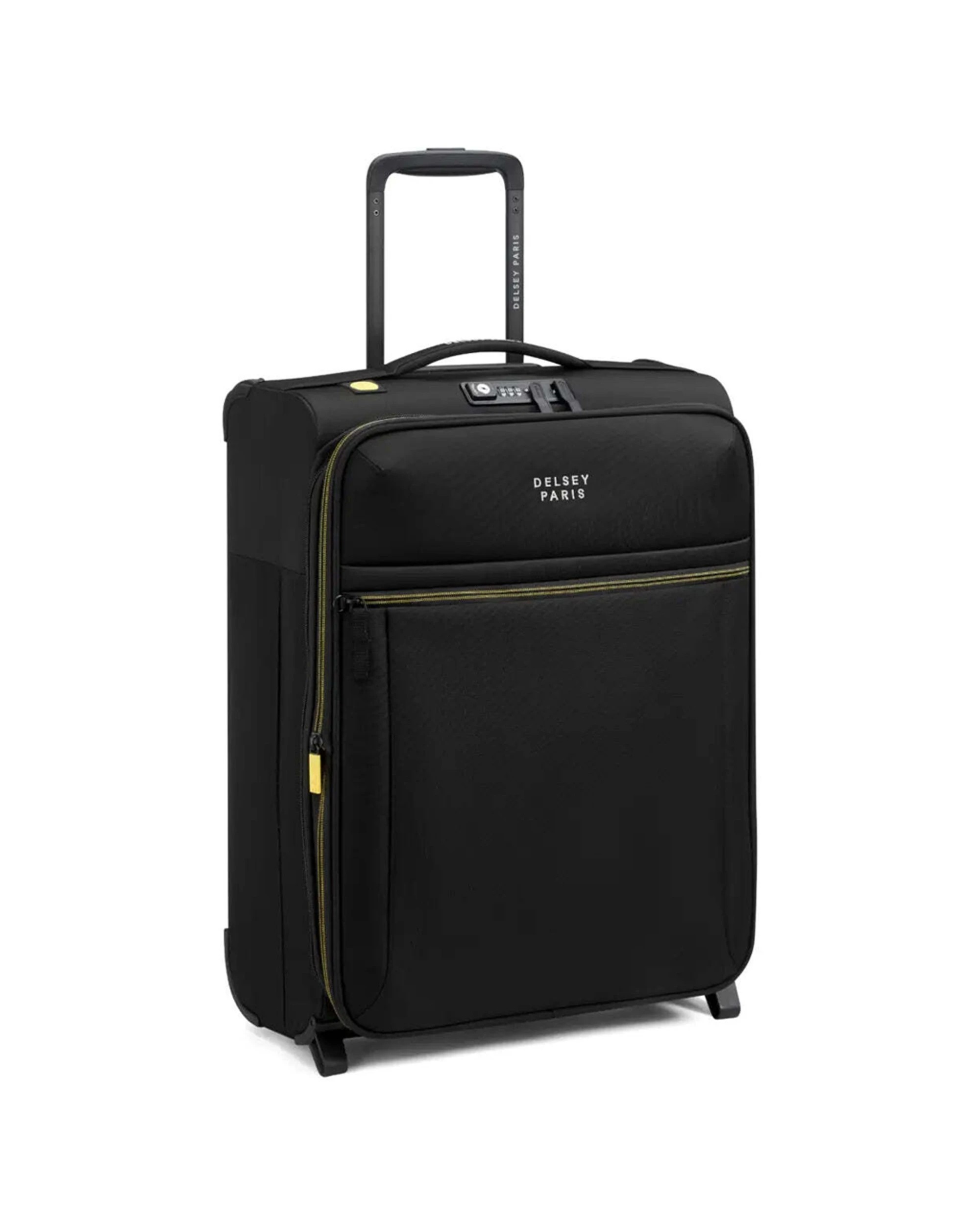 3 Delsey Brochant 3 55 cm Slim 2-Wheel Expandable Carry-On Suitcase TSA Lock Deep - Black, 3 of 8