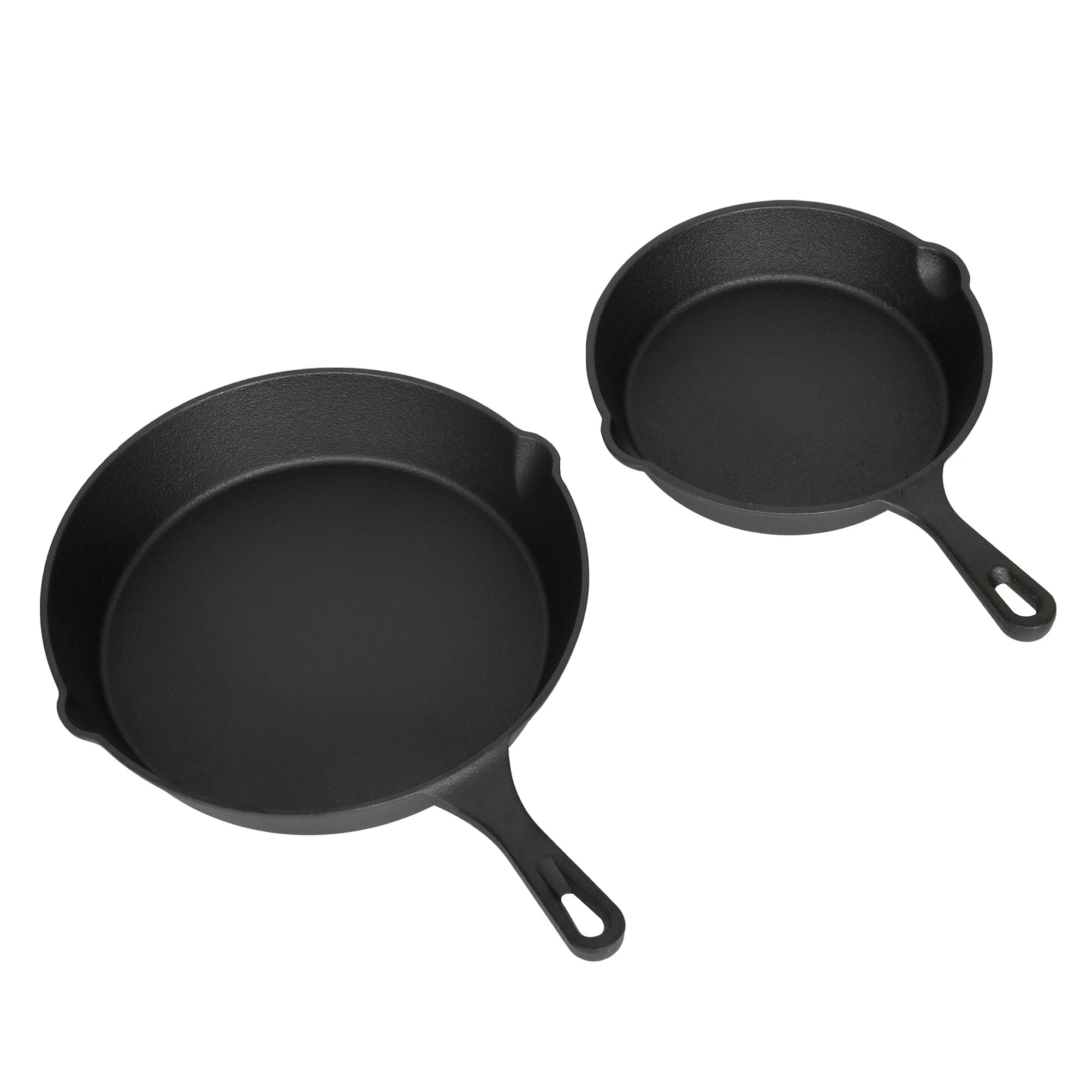 2 Toque 21Cm And 27Cm Cast Iron Frying Pan Set, 2 of 9