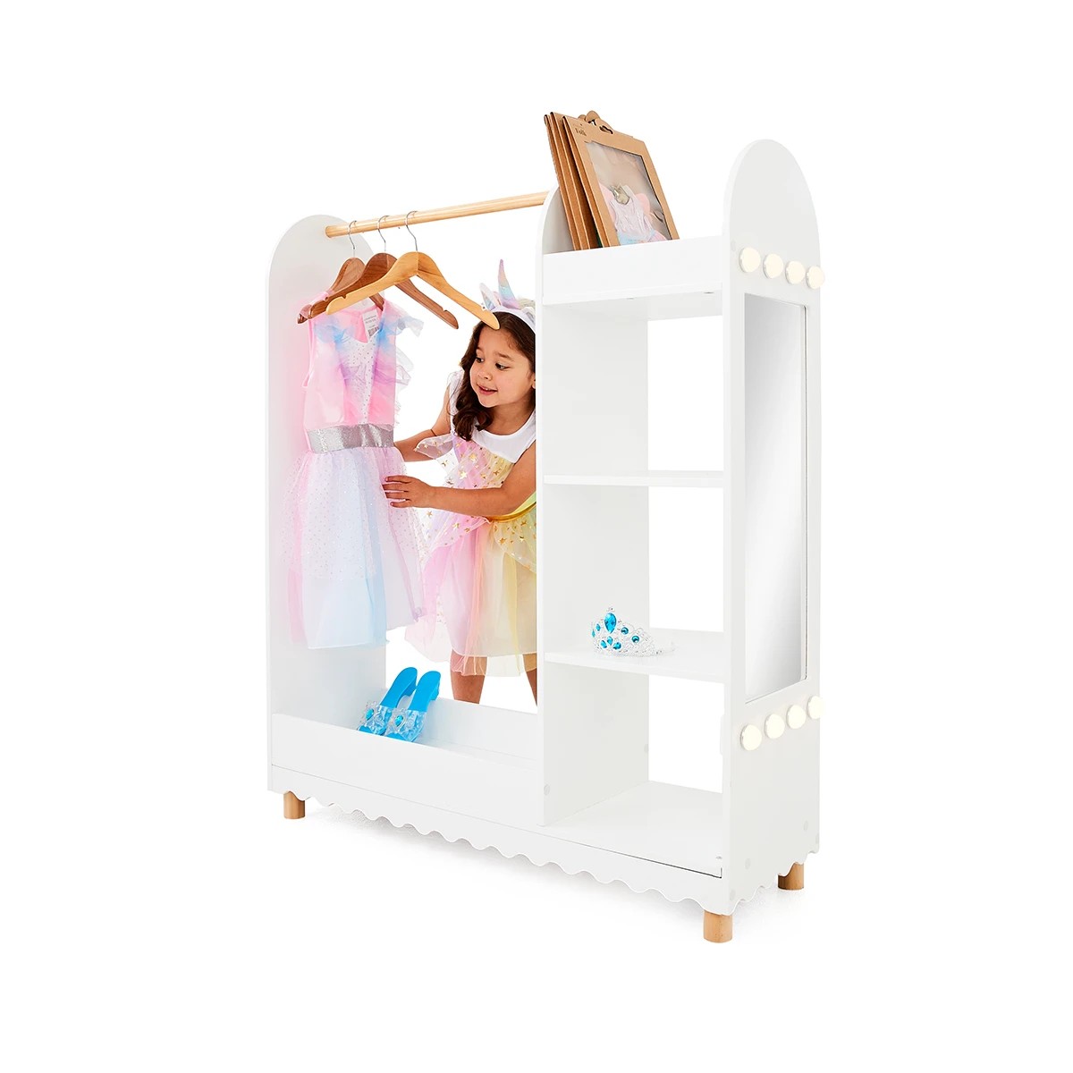 1 Wooden Light Up Dress-Up Station, 1 of 10
