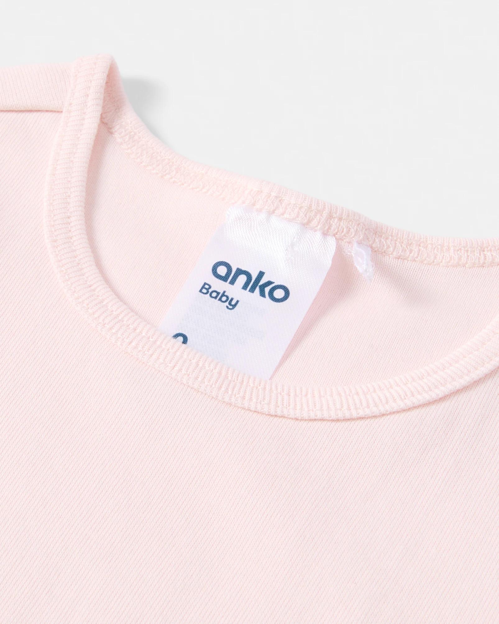 6 2 Pack Cotton Sleeveless Bodysuits Pnk Pck, 6 of 6