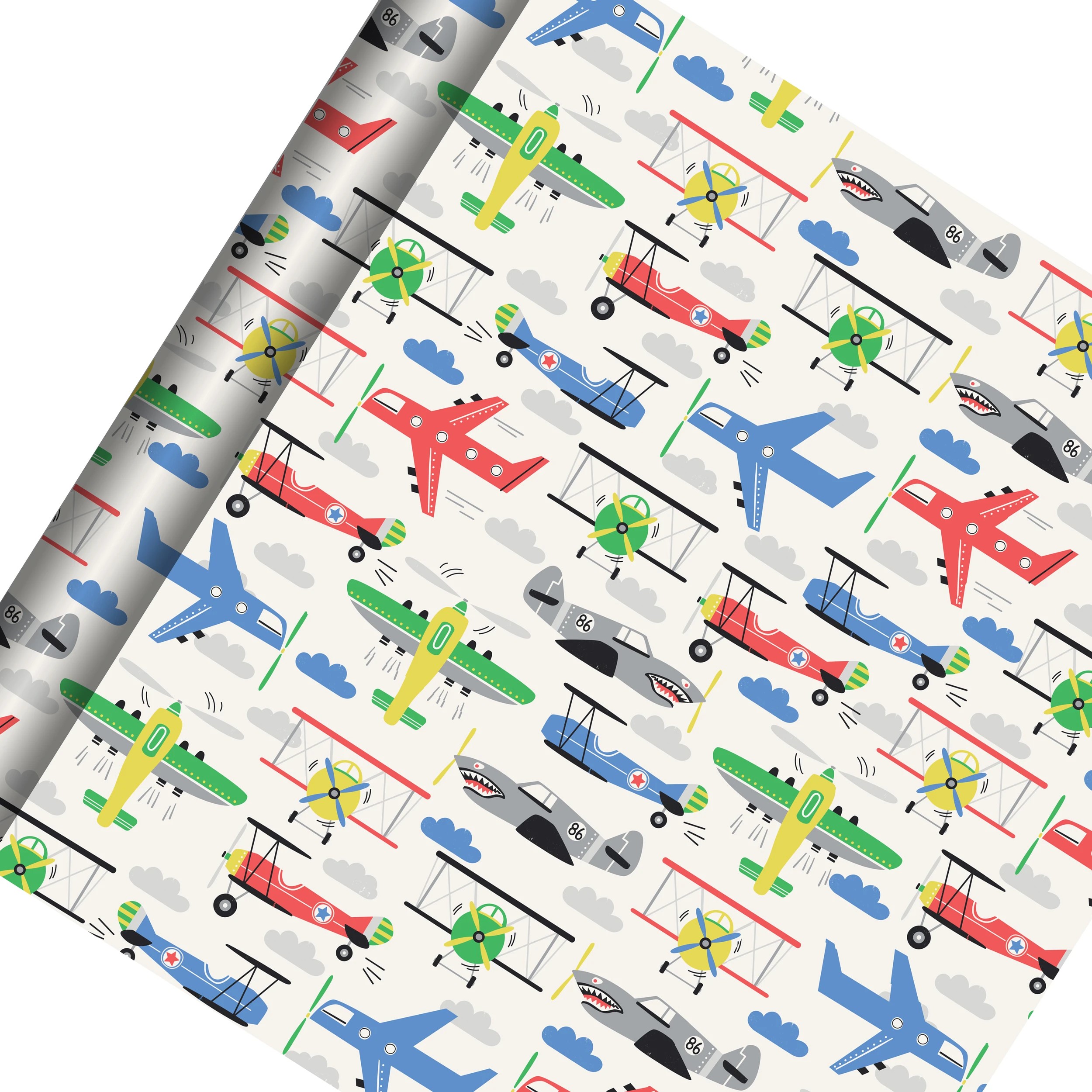 1 Creative Publishing by Hallmark Gift Wrap Roll - Aircrafts, 1 of 3