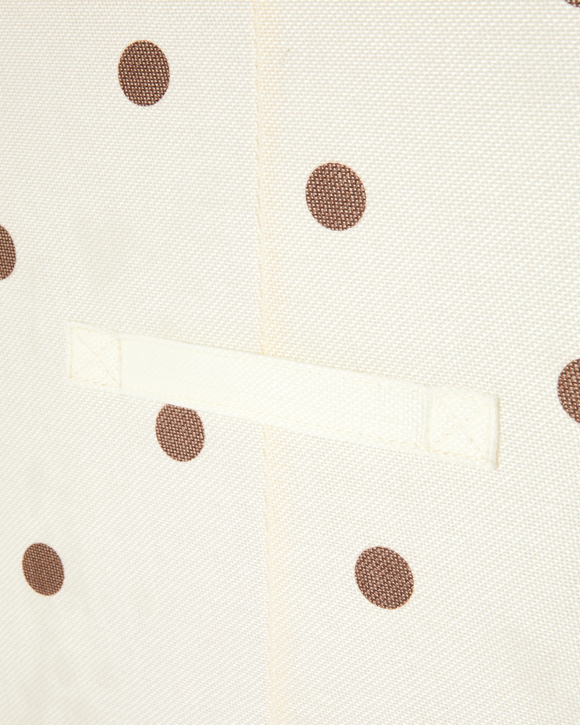 5 Linen Look Collapsible Box with Window - Large, Polka Dot, 5 of 8