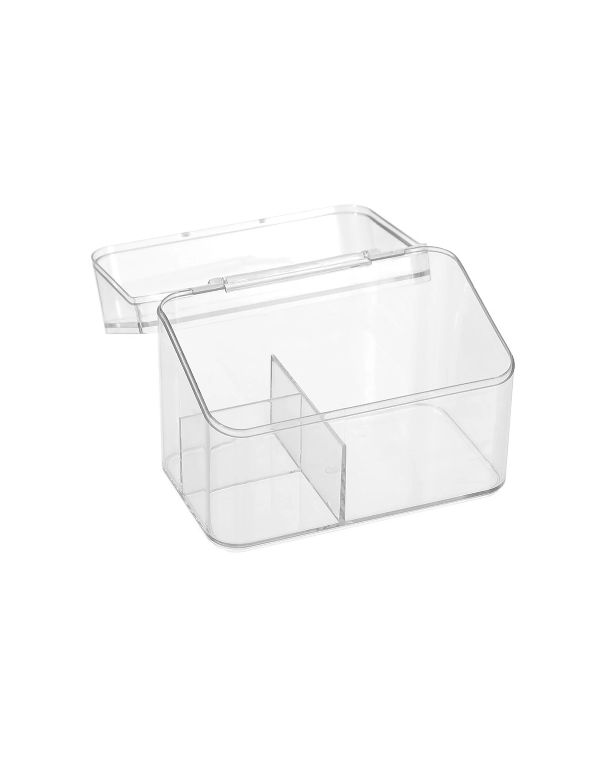 4 Boxsweden 14cm Crystal Cosmetics Flip Lid Box - Makeup Storage - Durable Plastic
 - plain, 4 of 6