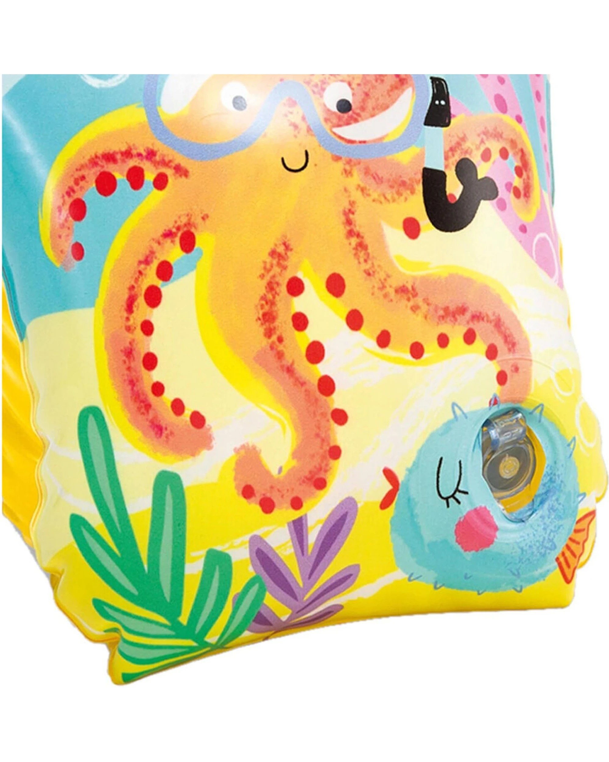 4 Intex 3PK Tropical Buddies Inflatable Kids/Childrens Arm Bands 3-6y+ - Multi, 4 of 4