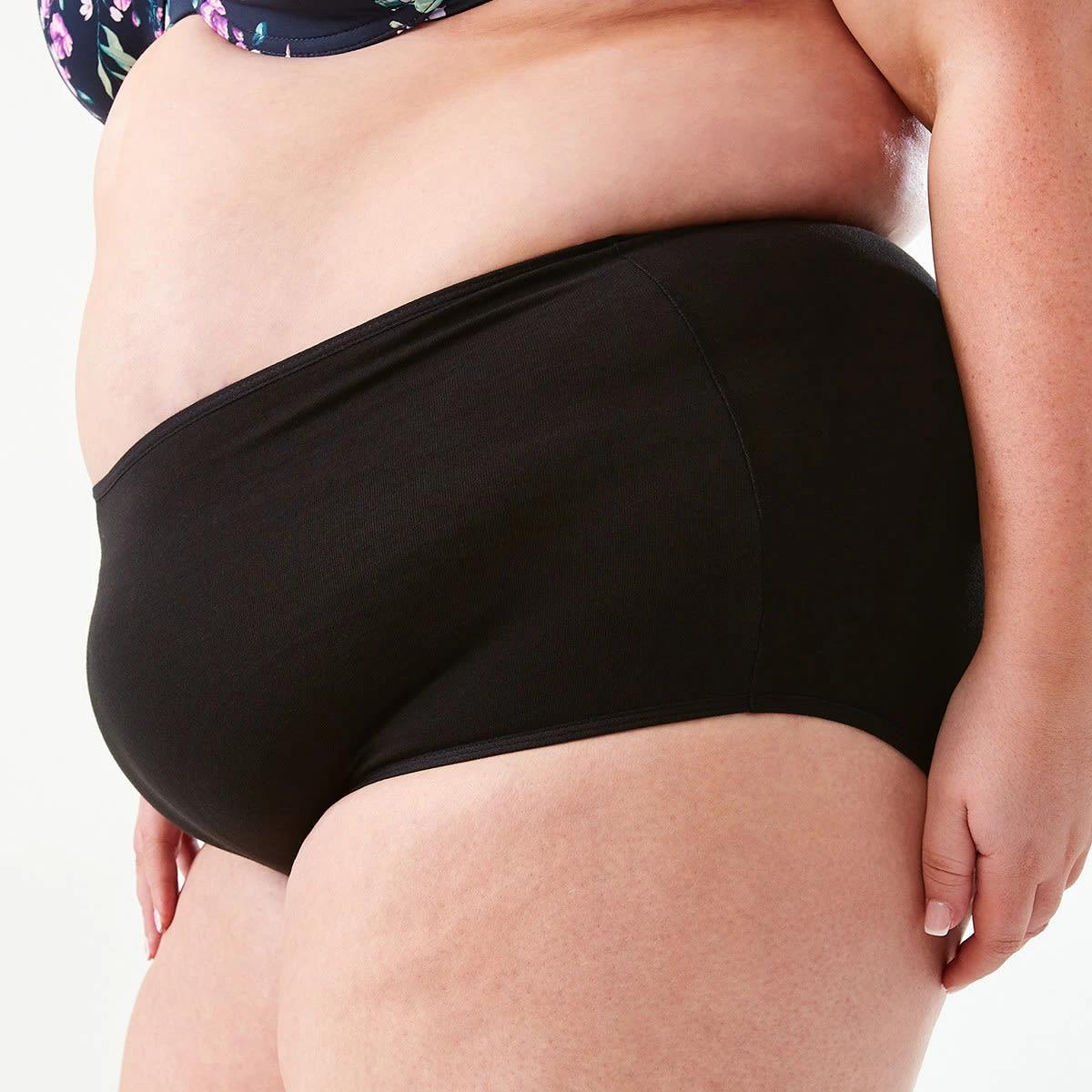 4 5 Pack Curve Cotton Stretch Full Briefs Black, 4 of 6