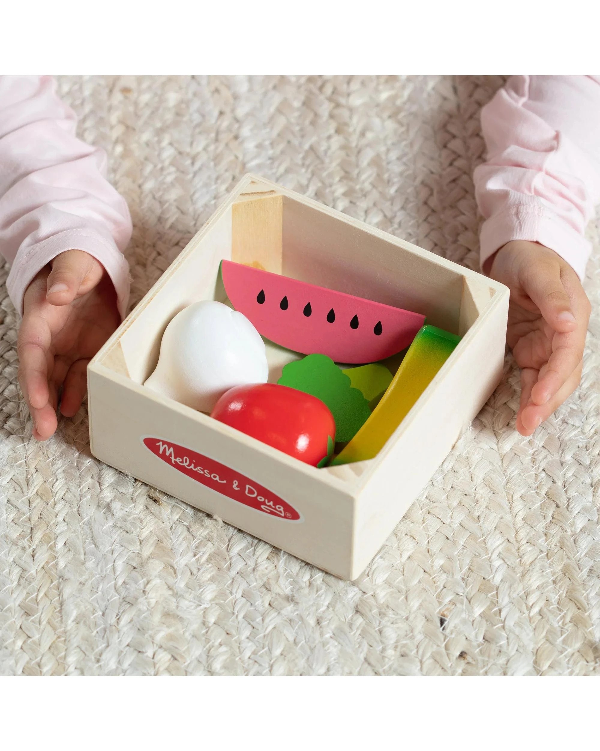 5 Melissa and Doug Wooden Food Groups Produce Play Set, 5 of 7
