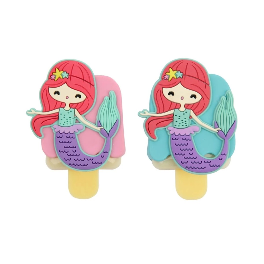 2 BYS Mini Me 2 Pack Mermaid Tear & Share Lip Glosses - Cherry and Coconut Scent, 2 of 2