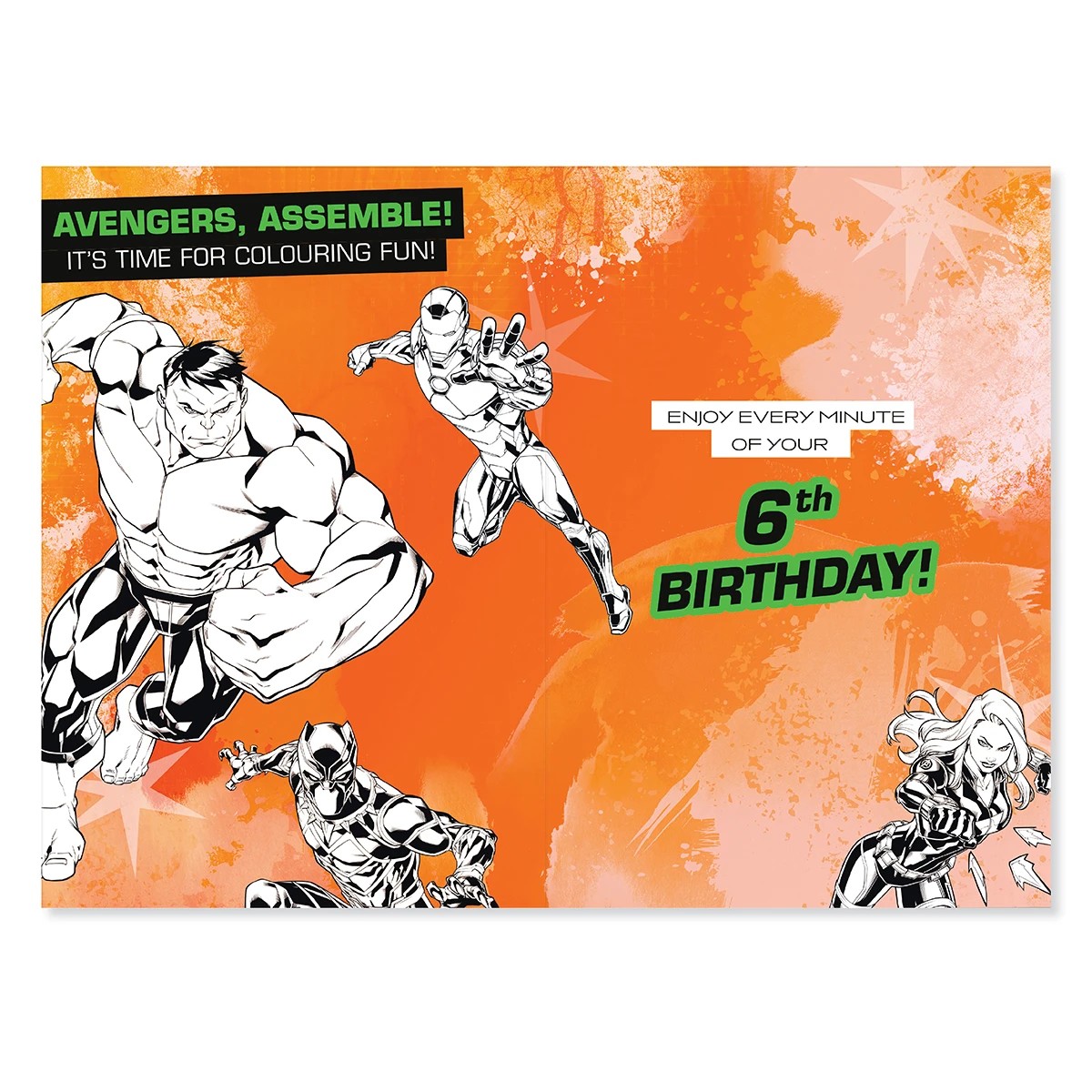 2 Connections from Hallmark 6th Birthday Card - Marvel Avengers, 2 of 3