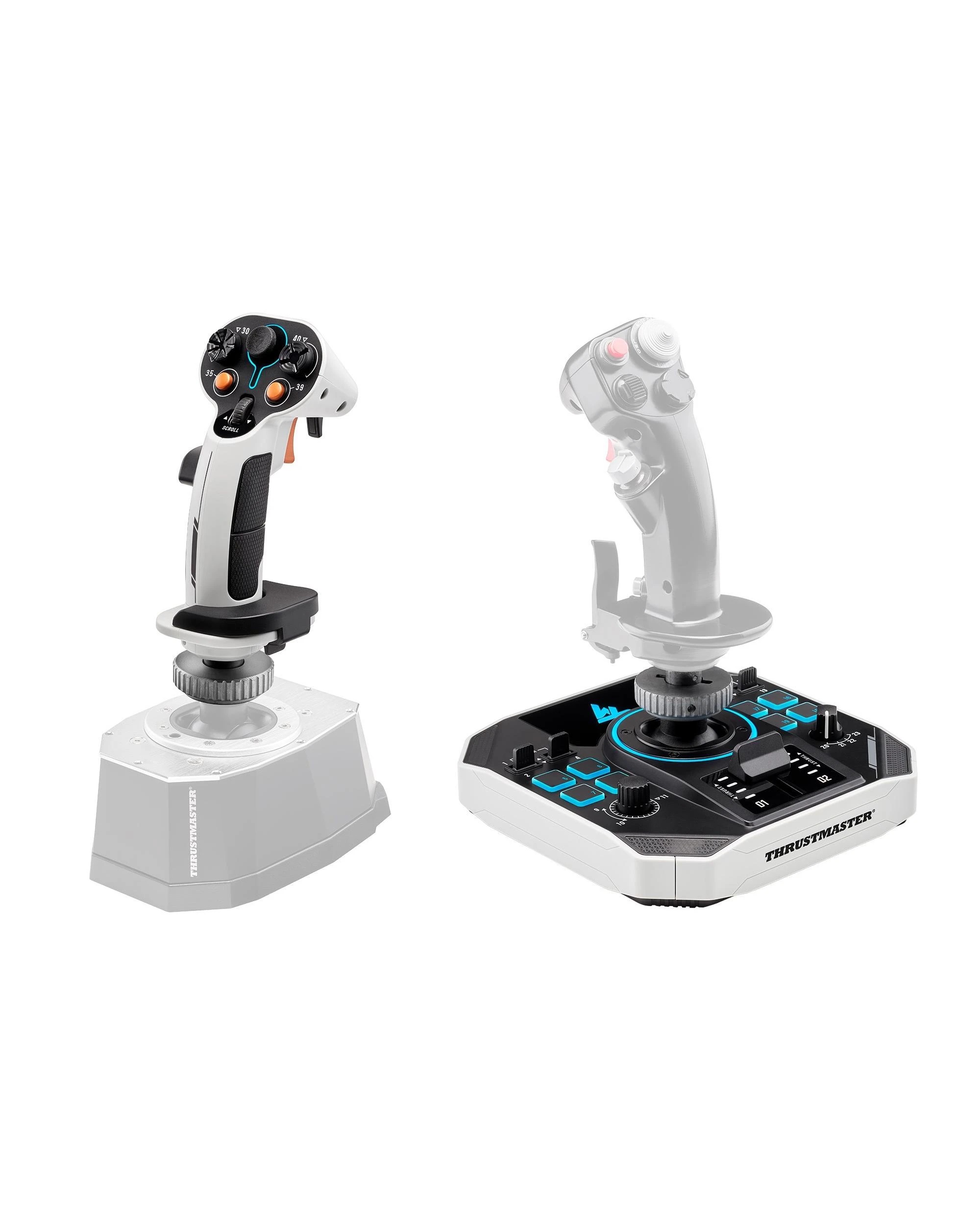 2 THRUSTMASTER SOL-R2 HOSAS Space Sim Duo - White, 2 of 7