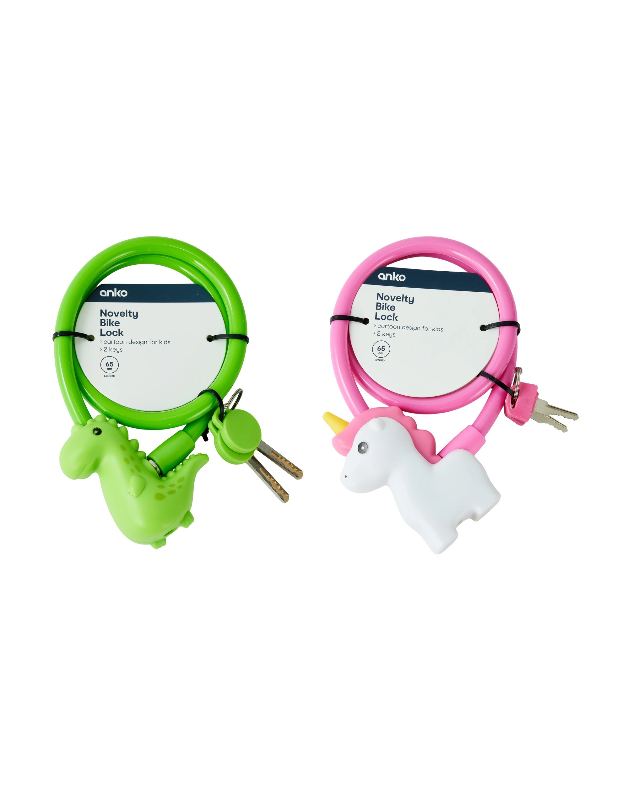 6 Novelty Bike Lock - Assorted, 6 of 6