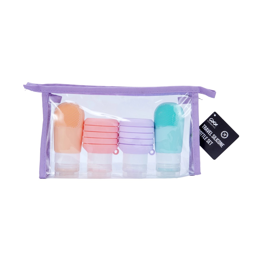 1 OXX Bodycare Travel Silicone Bottle Set, 1 of 8