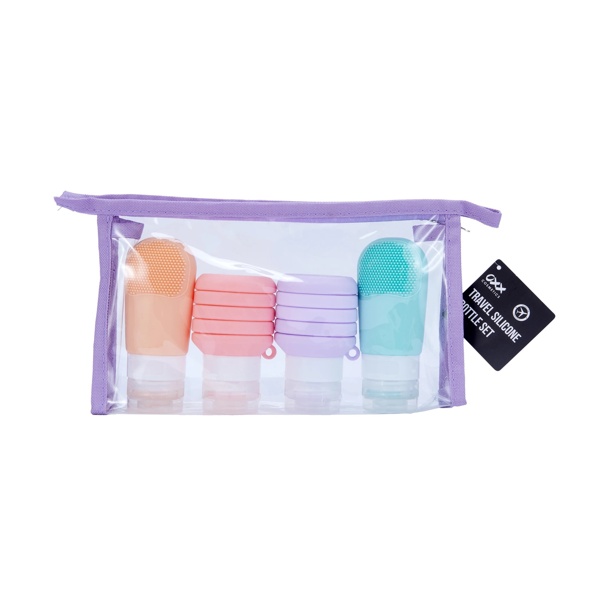 1 OXX Bodycare Travel Silicone Bottle Set, 1 of 8