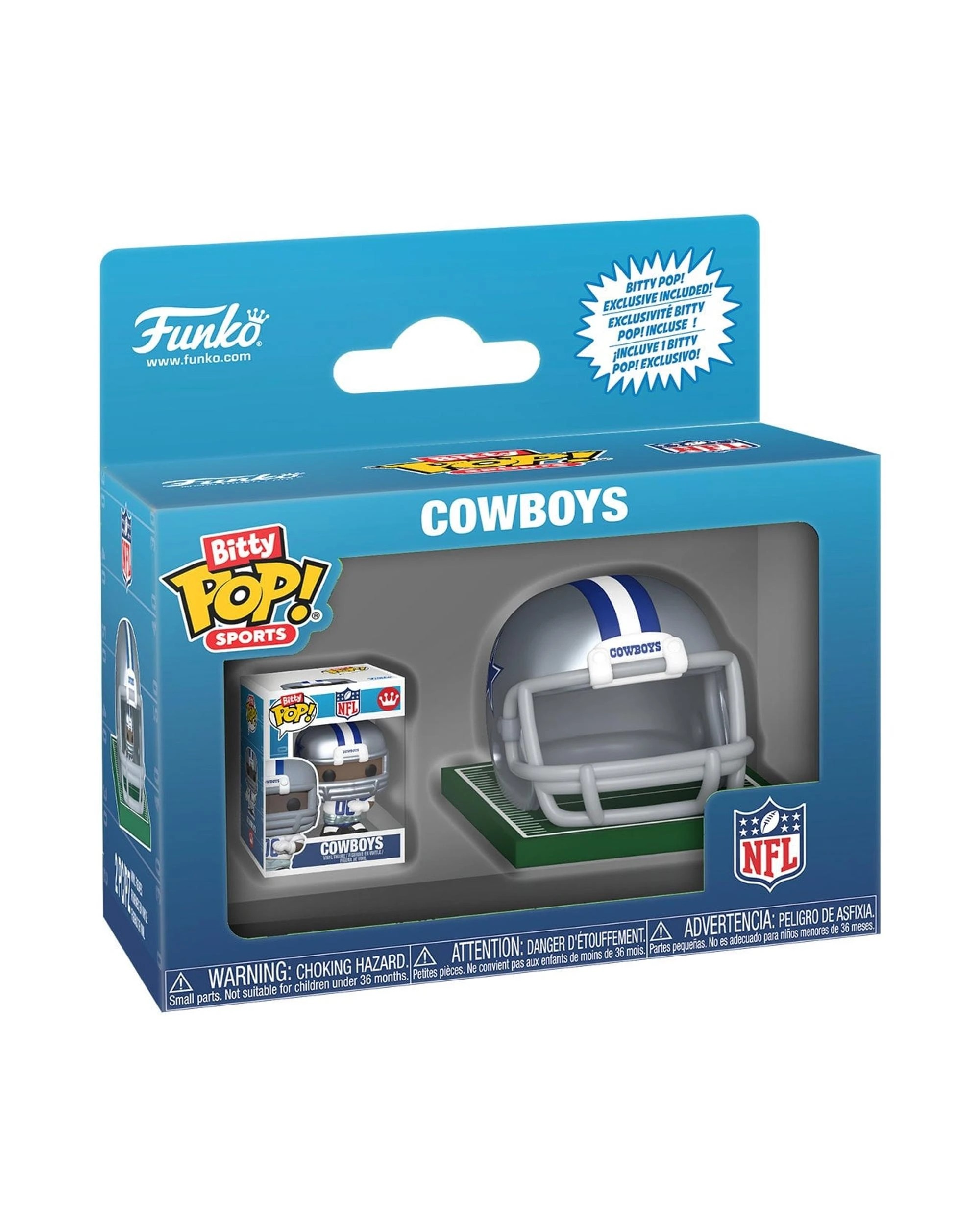 4 NFL Dallas Cowboys Bitty POP! Helmet and Player Funko POP! Vinyl, 4 of 5