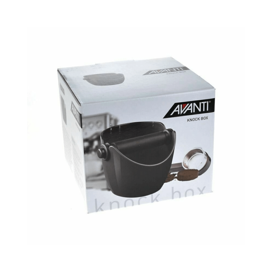 3 Avanti Coffee Espresso Grinds Waste Tamp Knock Box Bin Bucket Container - Black, 3 of 4