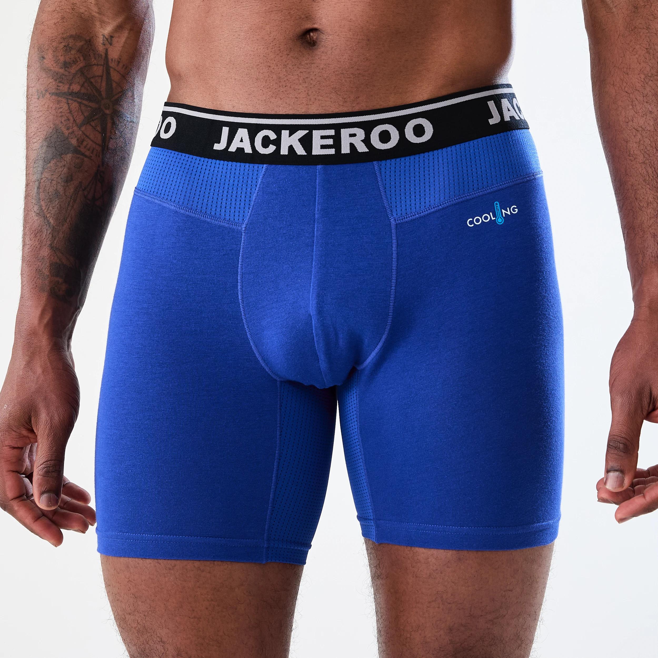 2 3 Pack Mid Length Cooling Shorts JACK BLUE, 2 of 8