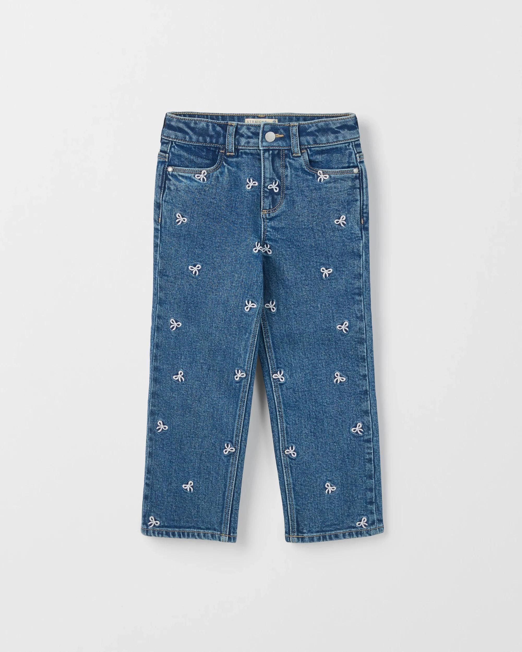 5 Target Denim Straight Leg Denim Jeans DARK BLUE, 5 of 7