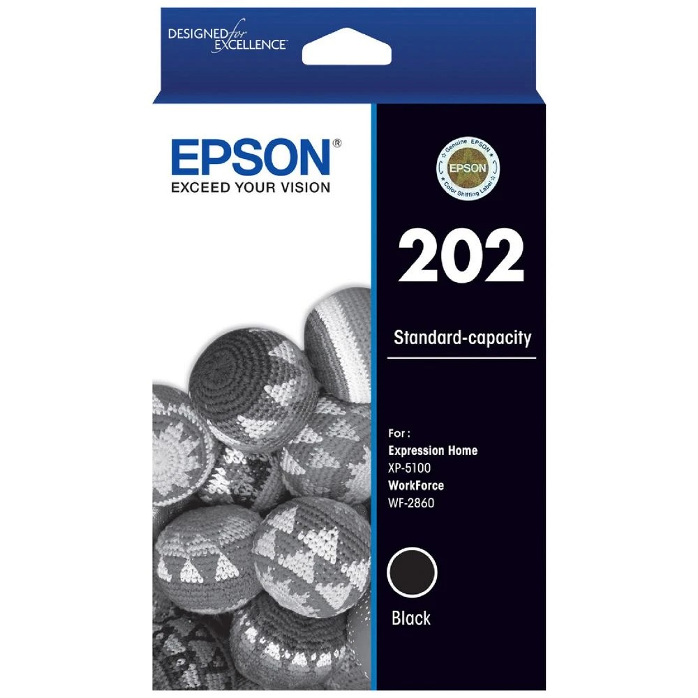 1 Epson 202 Ink Cartridge Black, 1 of 1