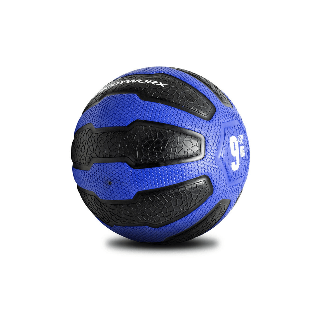 2 Bodyworx Medicine Ball 9kg Rubber Core Strength And Balance Training Home Gym - Black, 2 of 2