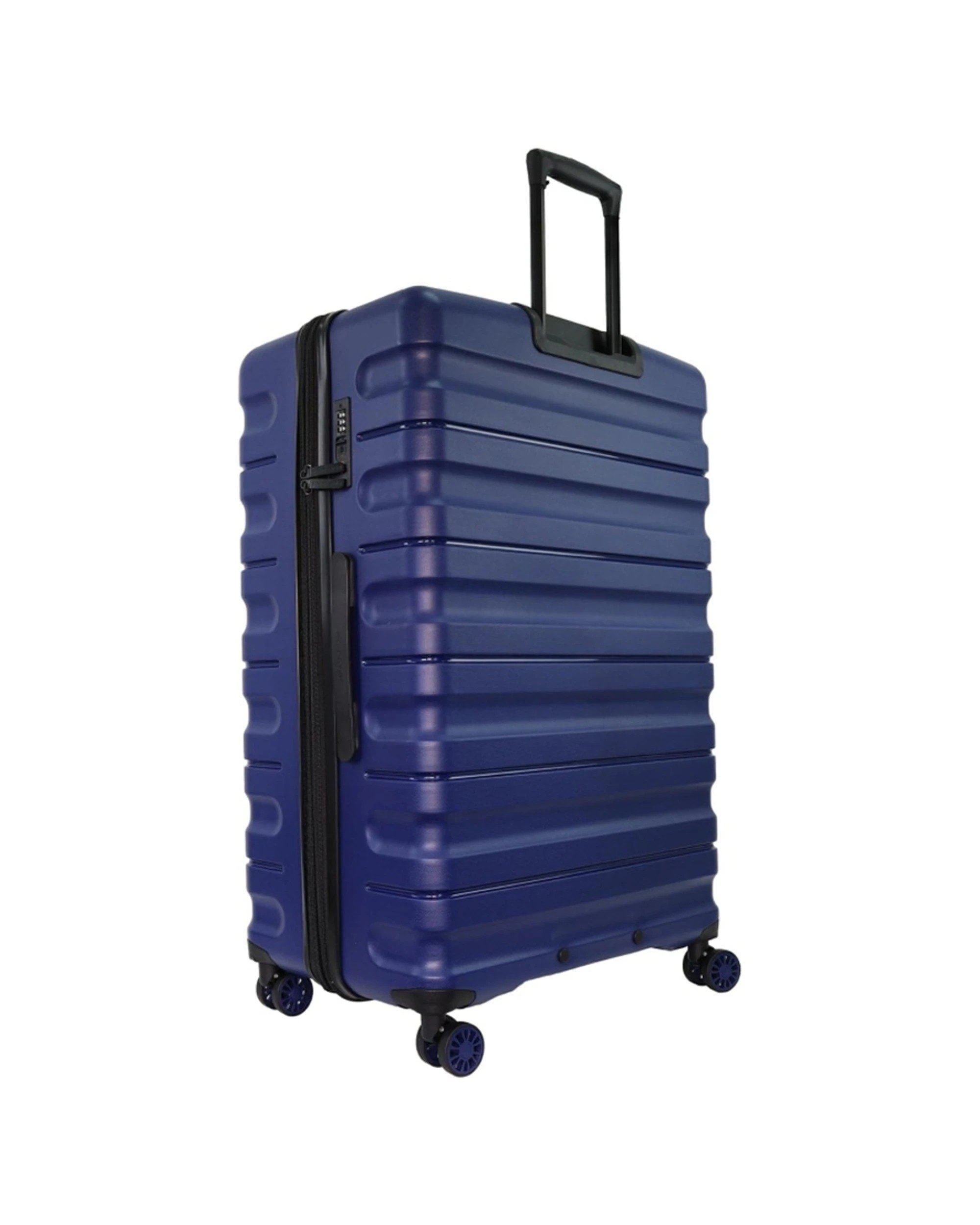 3 Pierre Cardin 4 Wheel Large Hard-Shell Suitcase Travel Luggage 80cm - Blue, 3 of 3