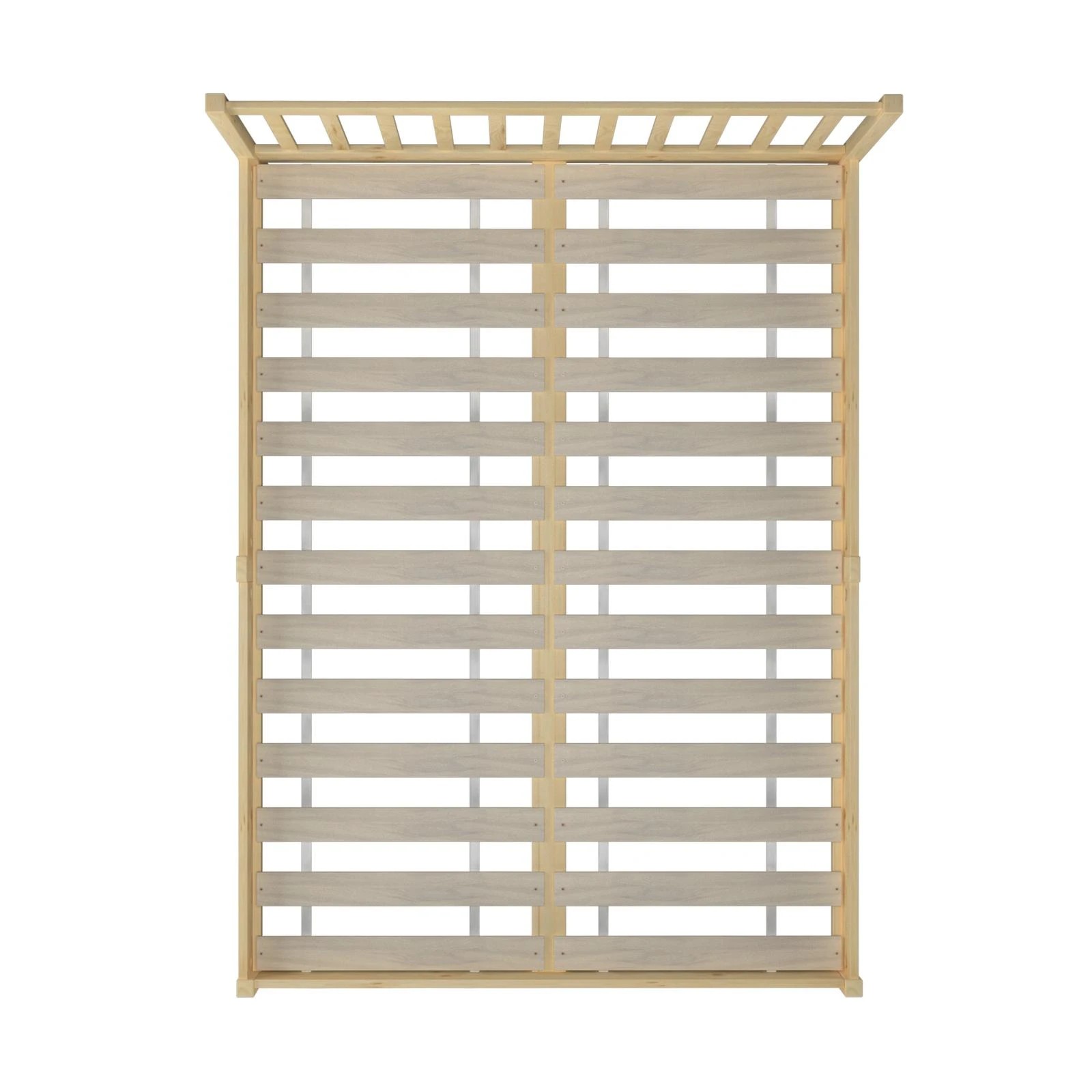 6 Oikiture Bed Frame Double Size Wooden Timber Platform Bedroom
 - Natural, 6 of 10