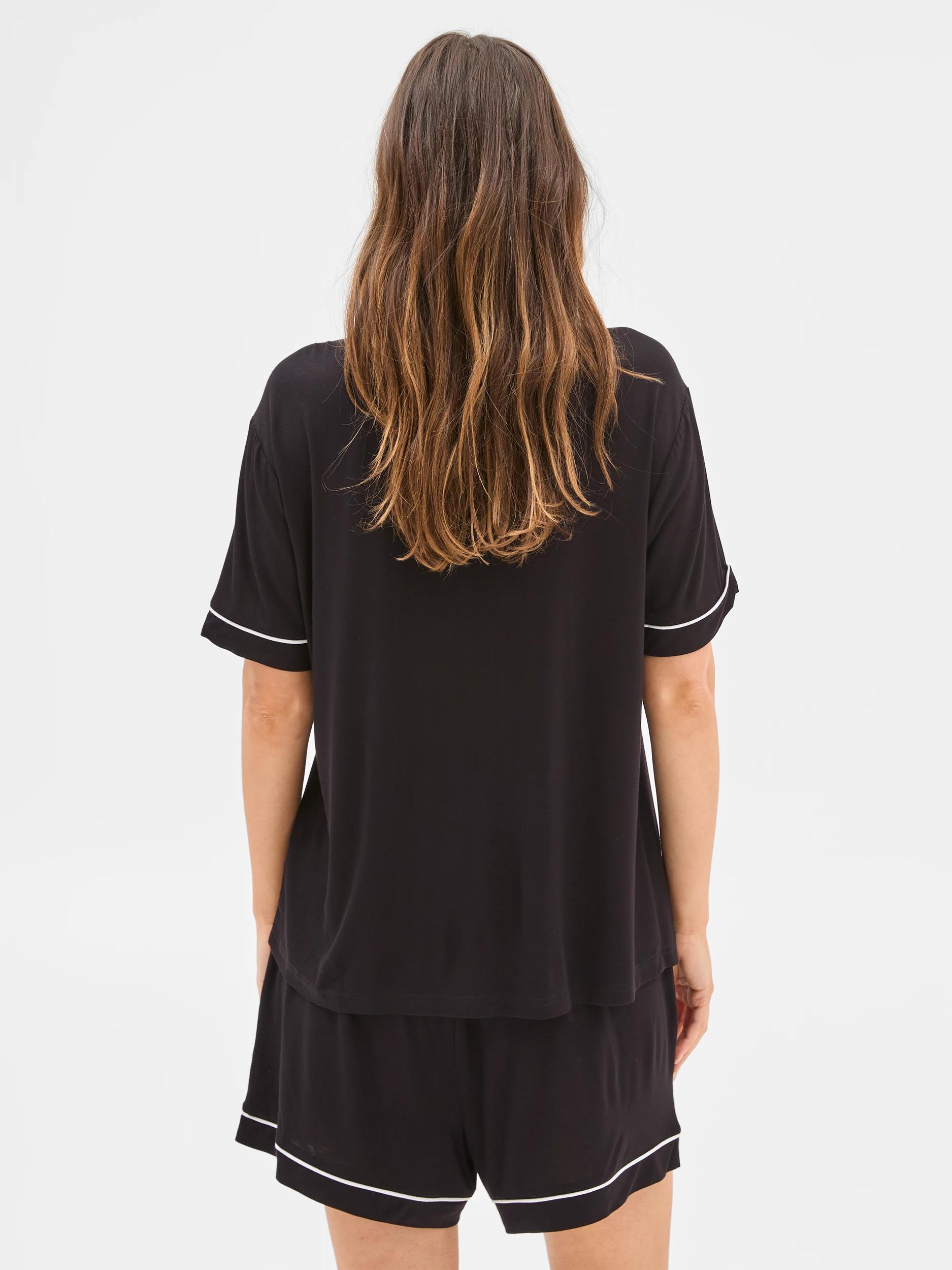 5 Target Soft Comfort Bamboo Pyjama Set BLACK, 5 of 5