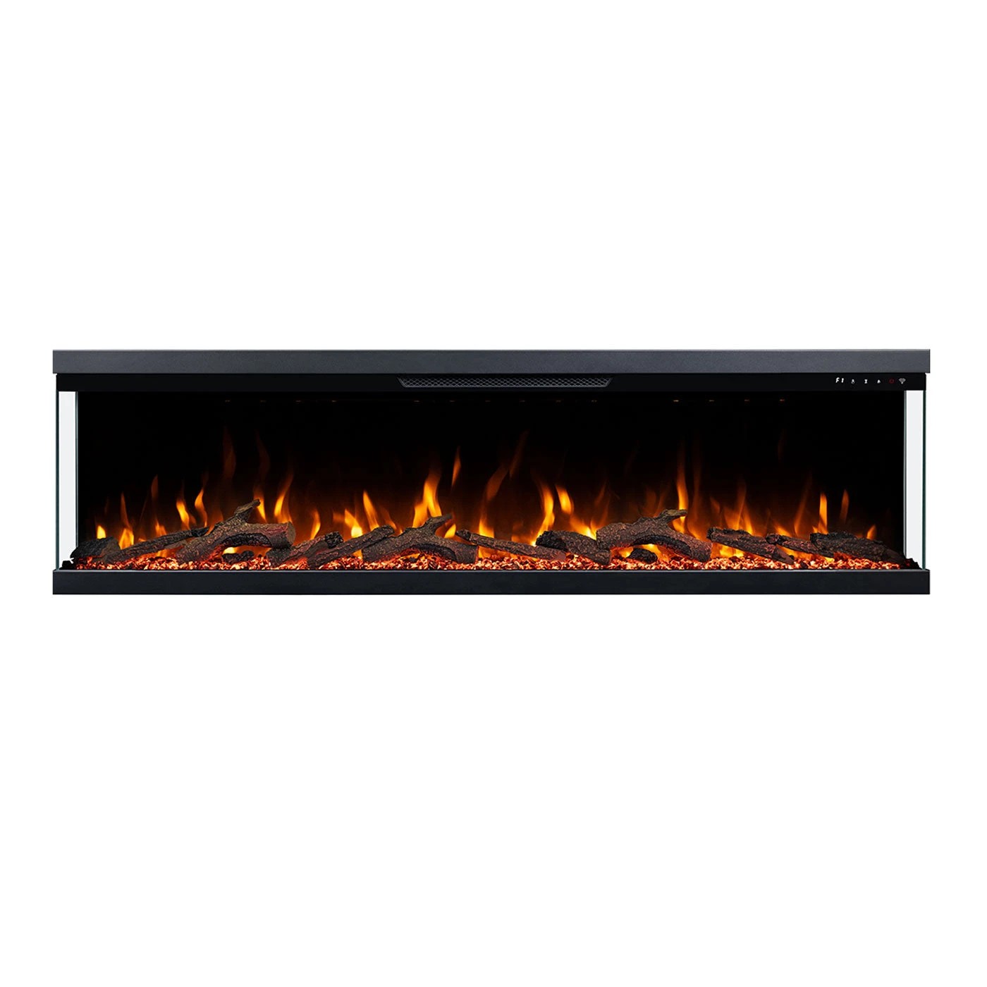 5 Moda Living Aspen 72 inch 3-Sided Electric Fireplace - Black, 5 of 7