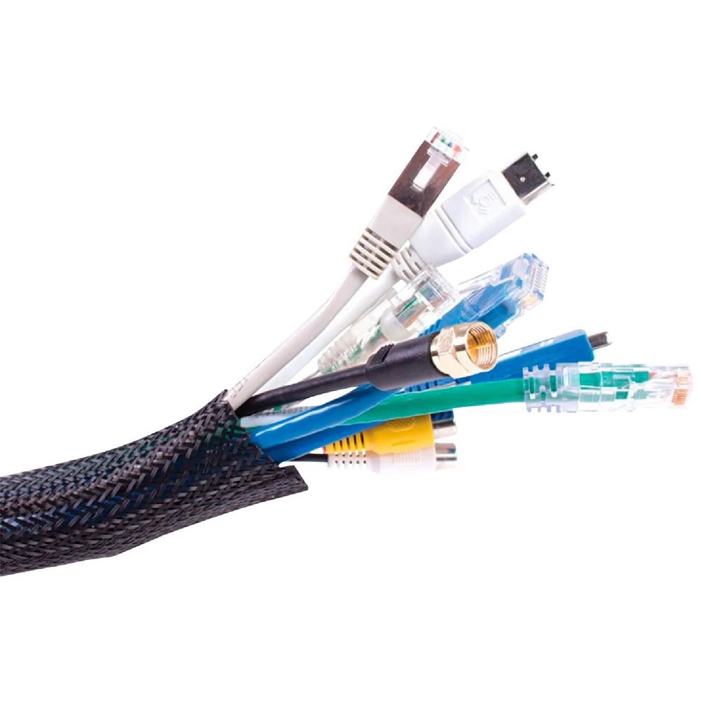 1 Keji Mesh Cord Concealer 2m Black, 1 of 2