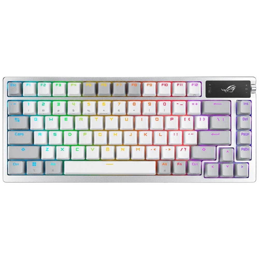 1 ASUS ROG Azoth Wireless Gaming Keyboard NX Snow Switch White, 1 of 10