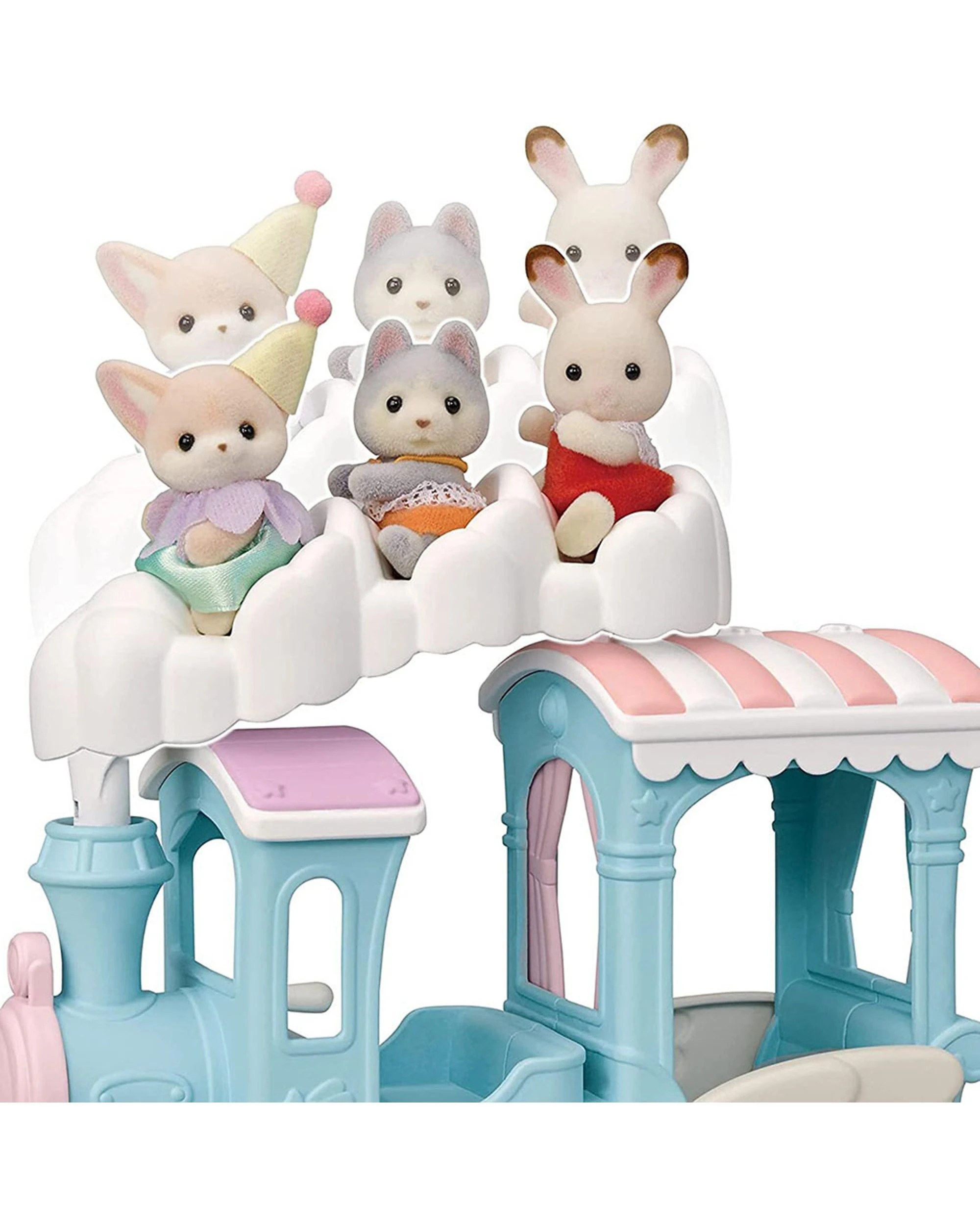 3 Sylvanian Families Floating Cloud Rainbow Train, 3 of 4
