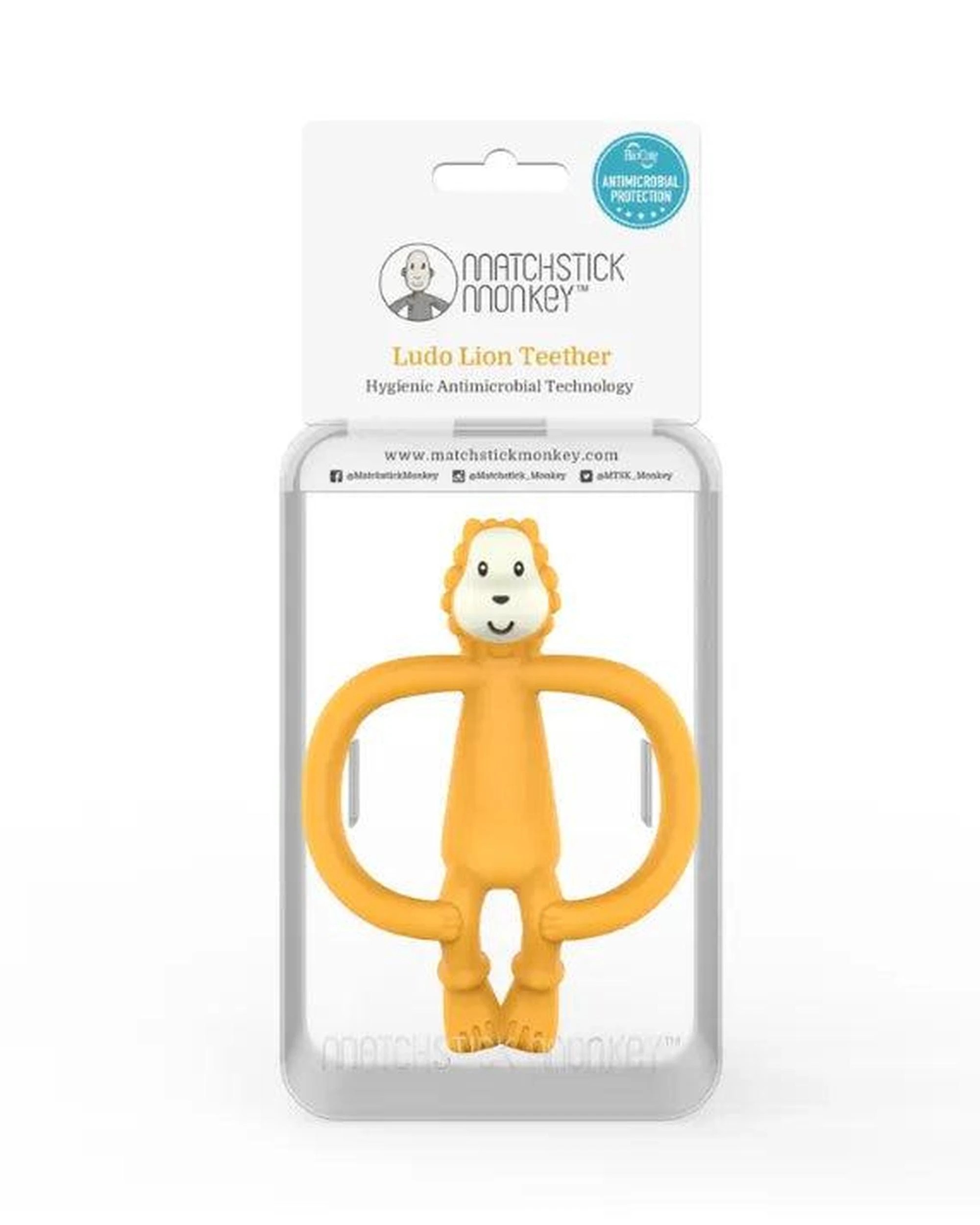 4 Matchstick Monkey Lion Teether, 4 of 4