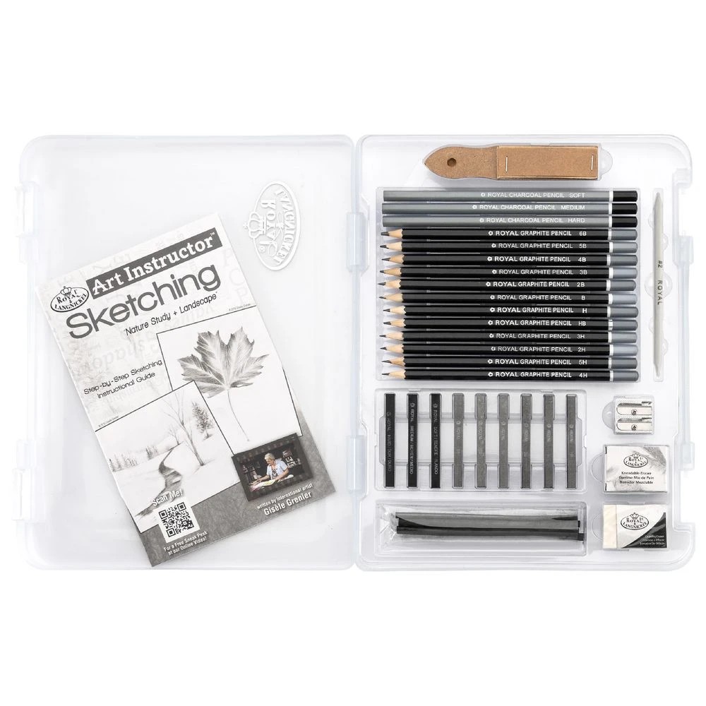 3 Royal & Langnickel Art Instructor Set Sketching 35 Pieces, 3 of 6