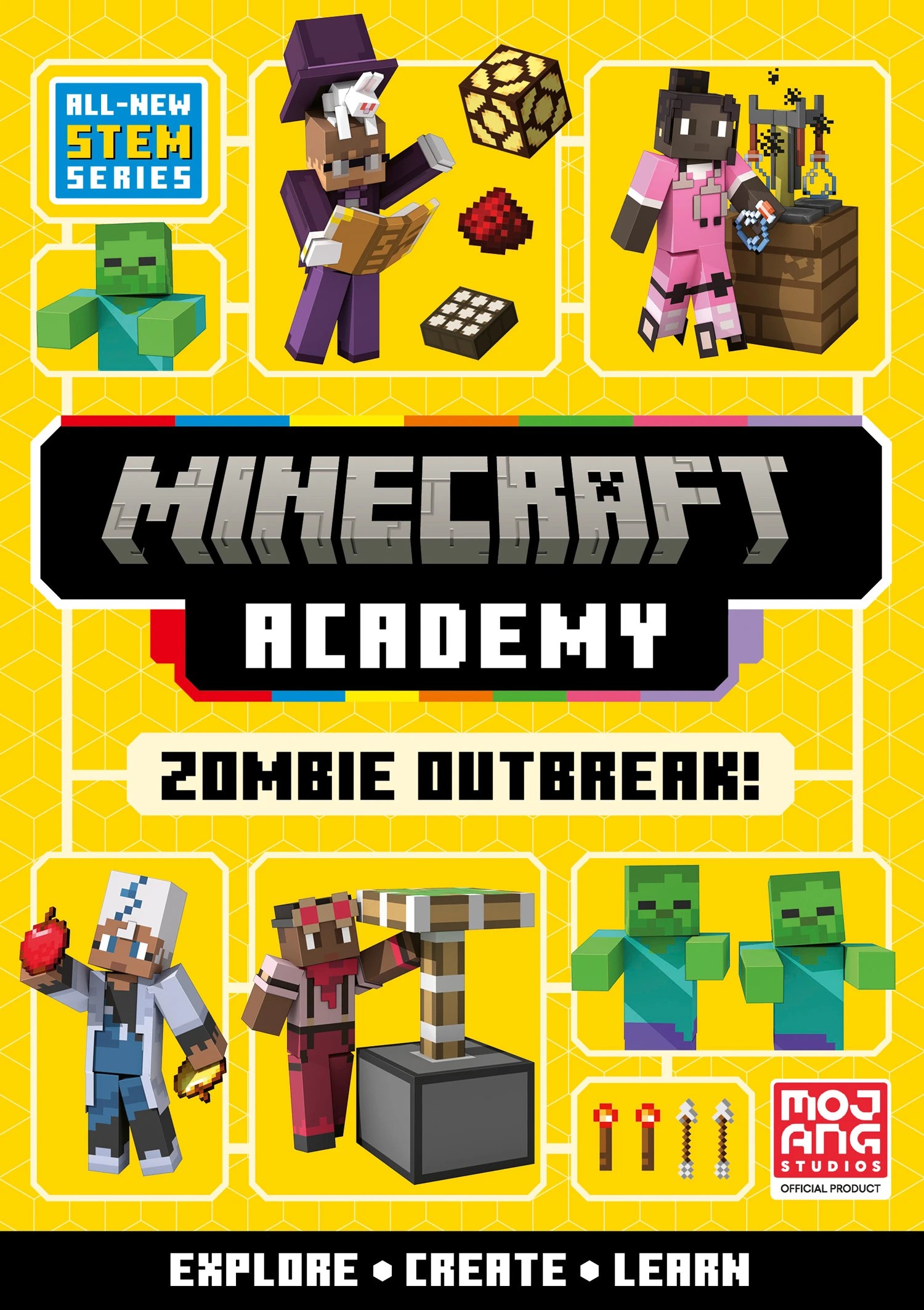 1 Minecraft Academy: Zombie Outbreak! by Tom Bolton - Book, 1 of 1