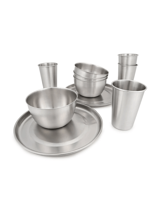 12 Piece Stainless Steel Dinner