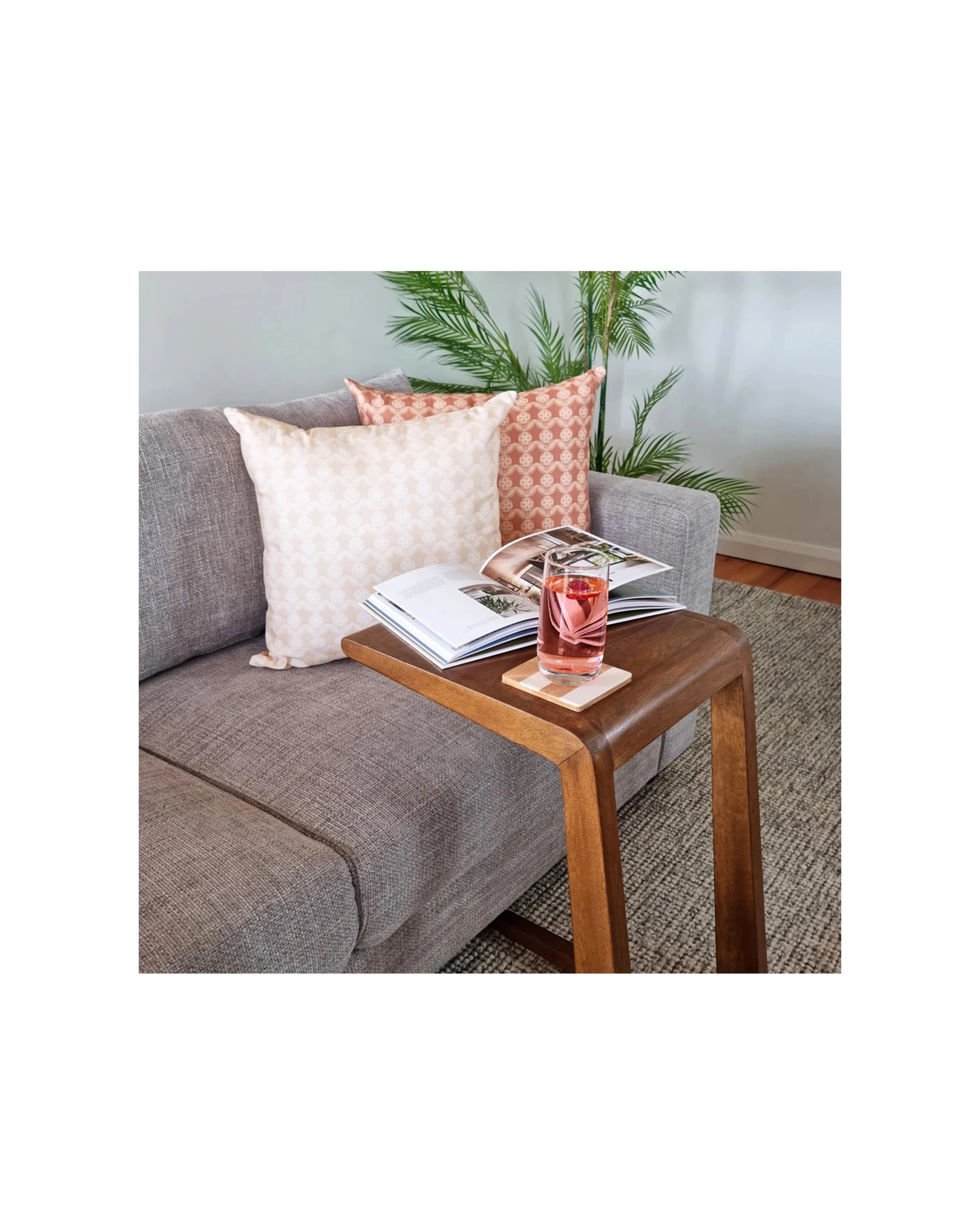 6 J.elliot Dario 45x64cm C-shape Side Table Home Lounge Furniture Natural
 - Natural, 6 of 7