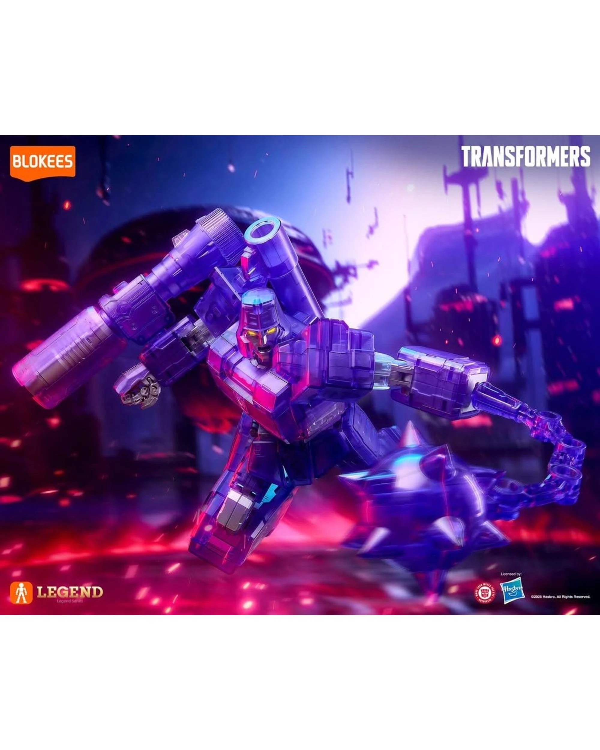 4 Blokees Transformers Megatron G1 Energy Explosion Model Kit, 4 of 7