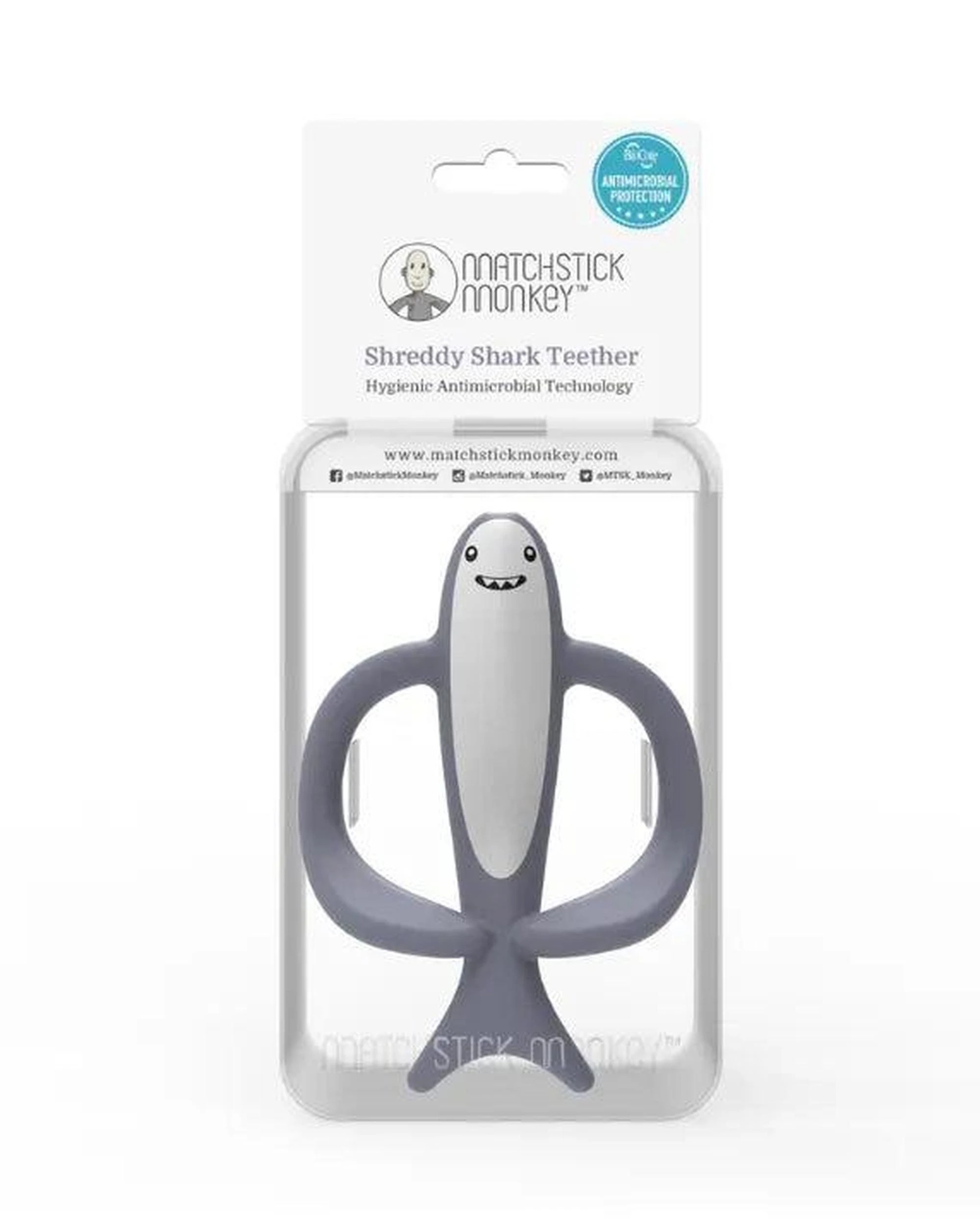 4 Matchstick Monkey Shark Teether, 4 of 4