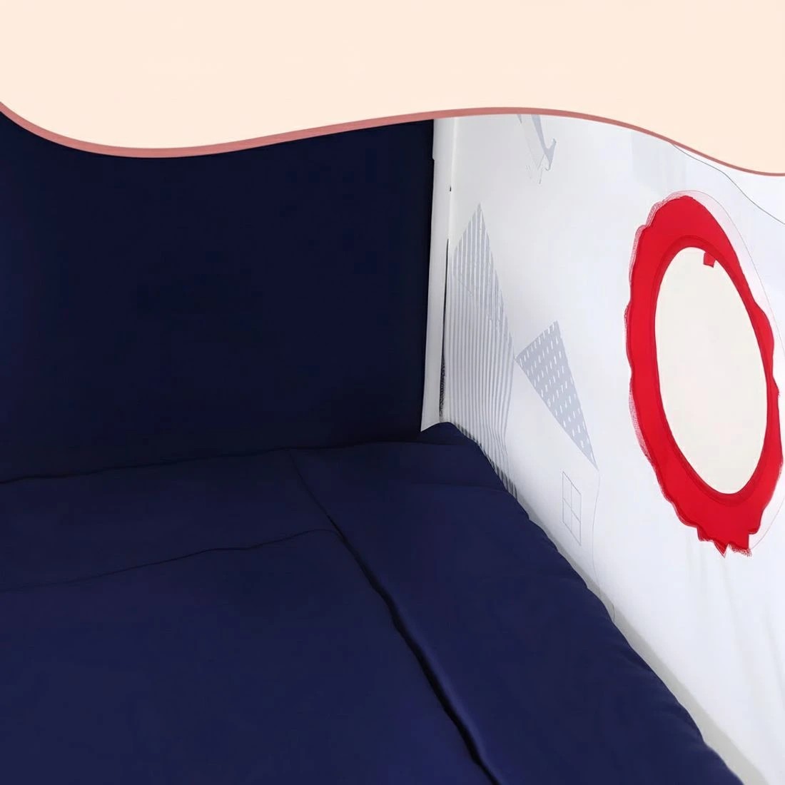 6 Keezi Kids Play Tent Playhouse Castle with Floor Mat String Ball Light 134X103CM - Multi, 6 of 6