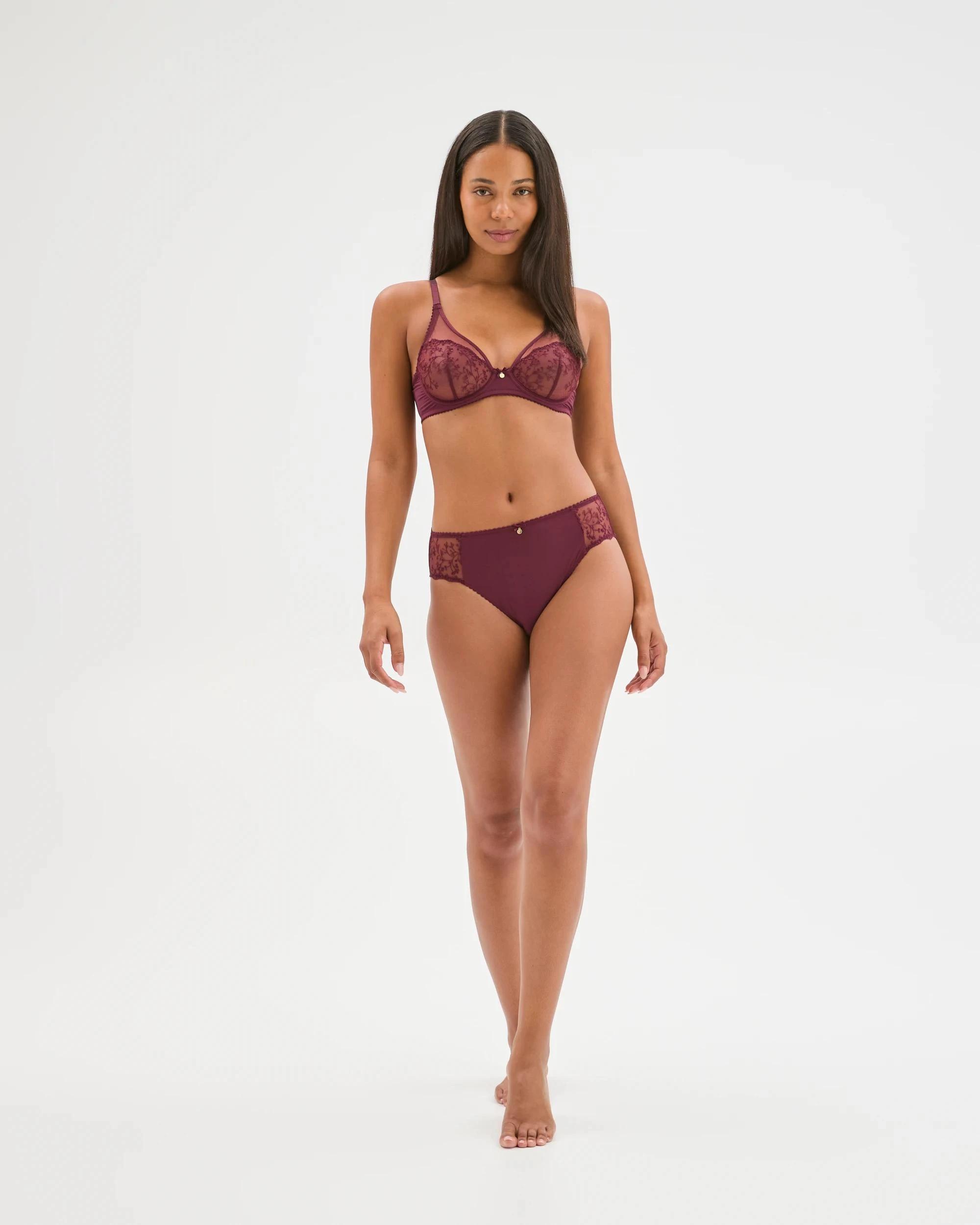 2 Target Woman Reece High Cut Briefs DARK MULBERRY, 2 of 7