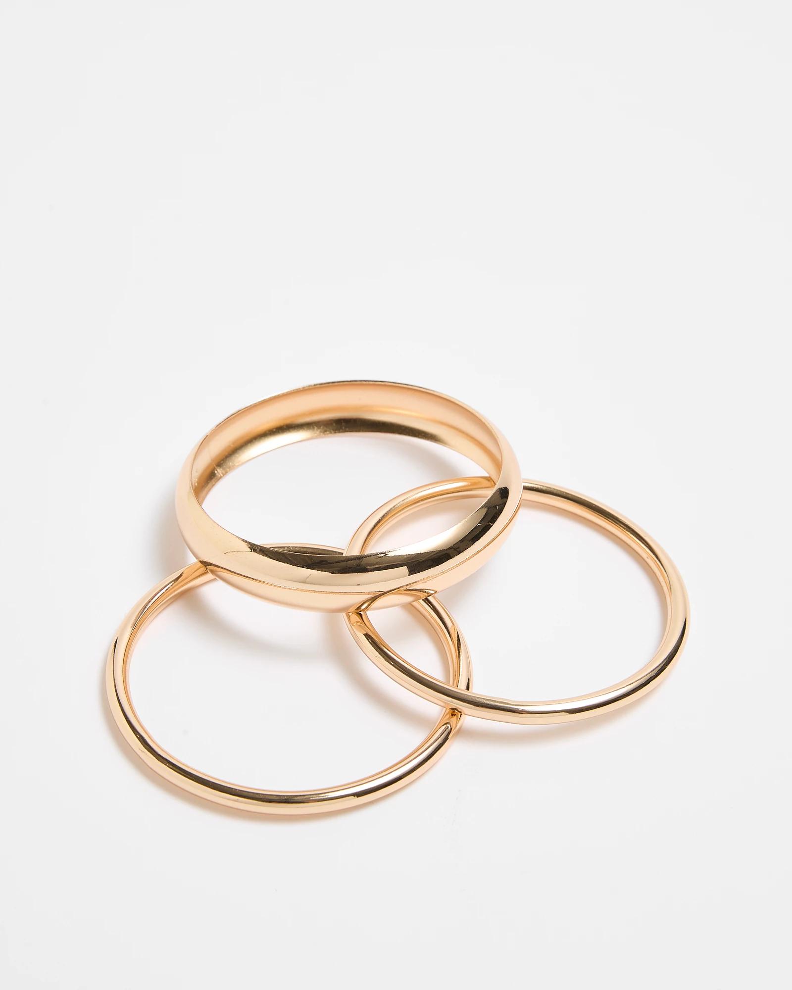 1 Target 3 Pack Mixed Bangles Set GOLD COLOURWAY, 1 of 1