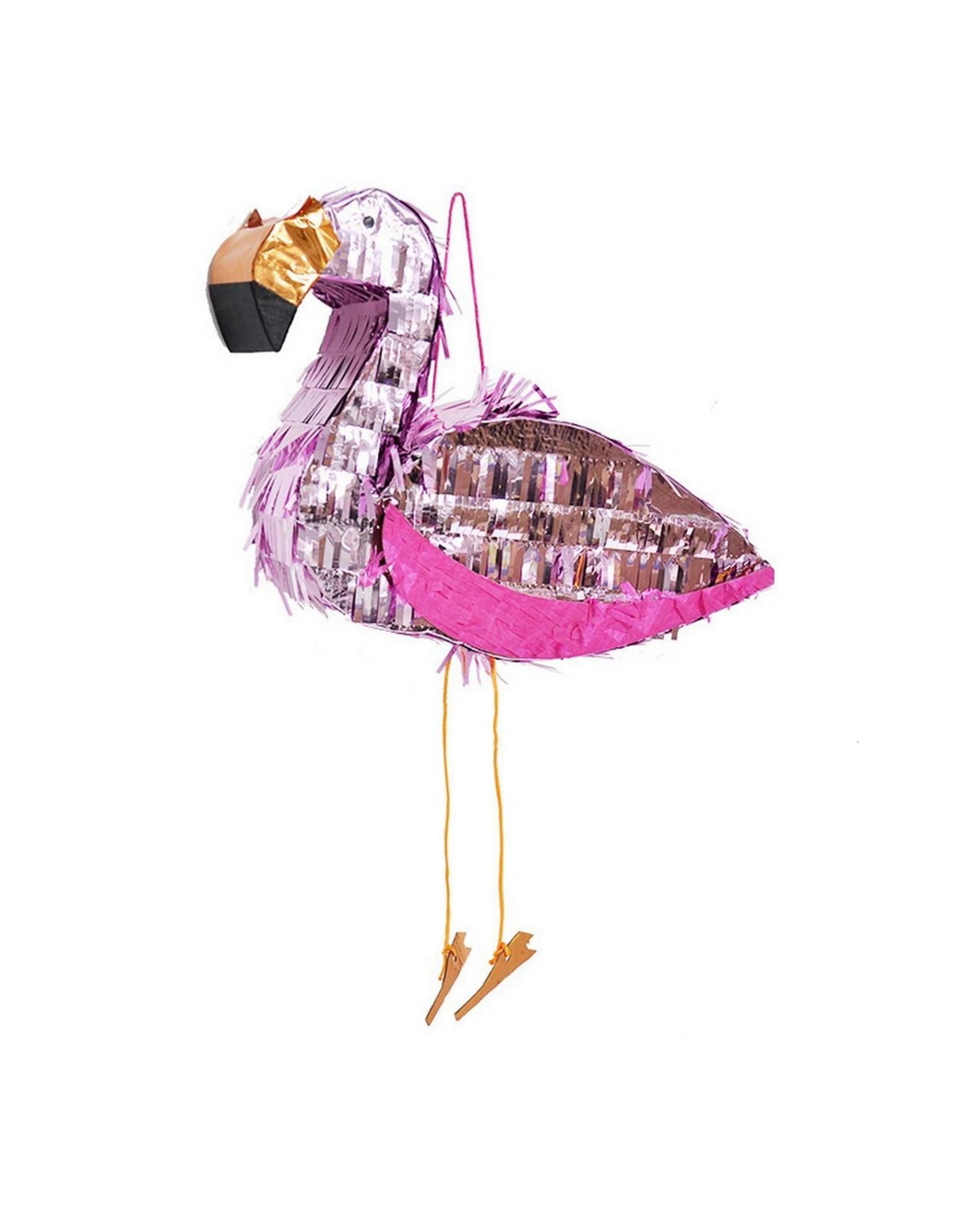 1 Party Maker Small Metallic Flamingo Pinata, 1 of 1