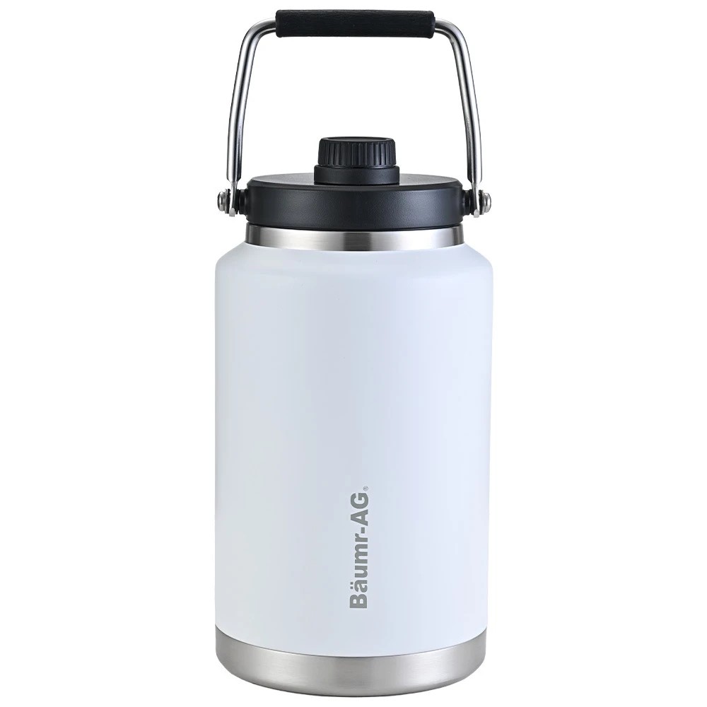 1 Baumr-AG 3.8L Insulated Stainless Steel Water Bottle - White, 1 of 1