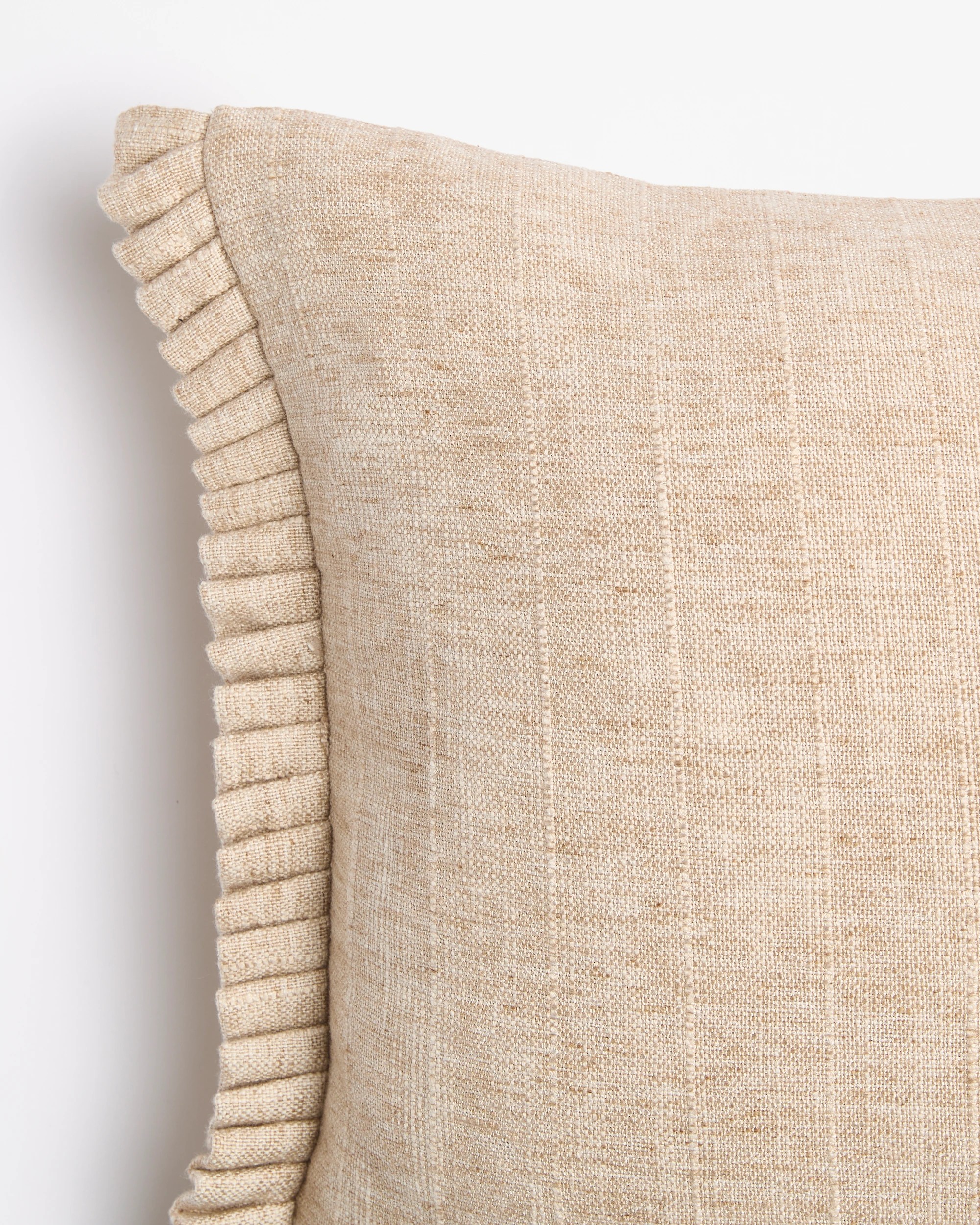 2 Target Jayde Pleated Breakfast Cushion - Natural, 2 of 2