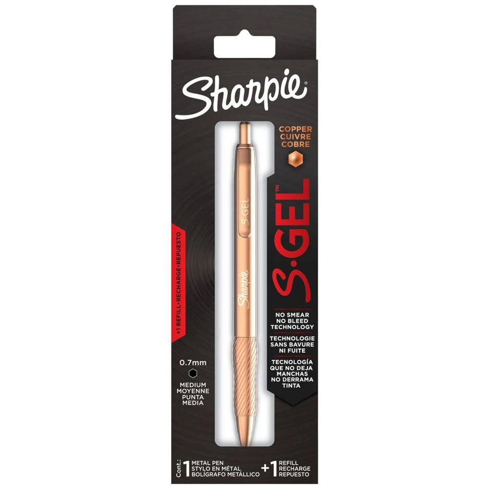 1 Sharpie S-Gel Retractable Gel Pen 0.7mm with Refill Copper, 1 of 1