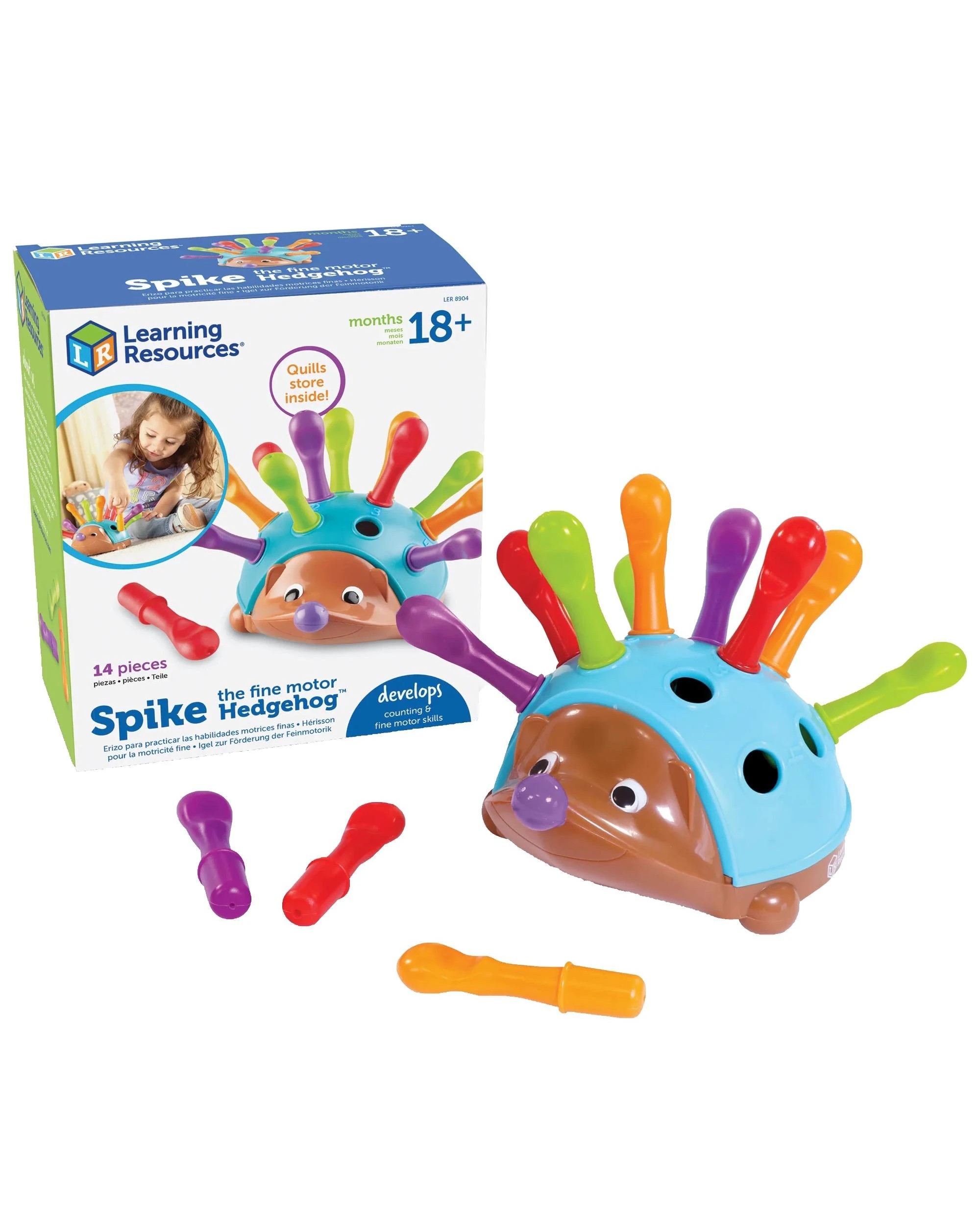 1 Learning Resources Spike the Fine Motor Hedgehog, 1 of 7