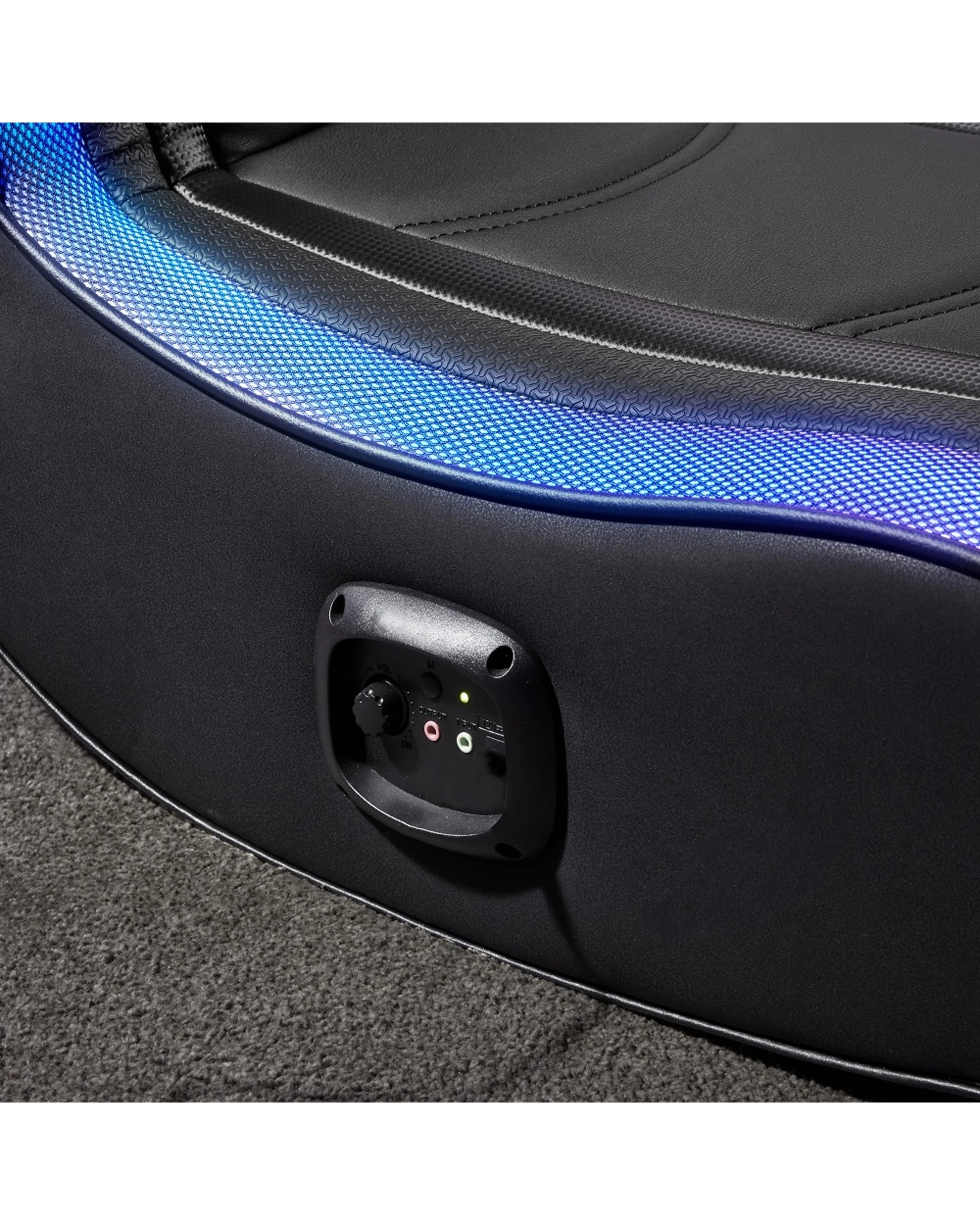 5 X-Rocker Chimera RGB Sync 2.0 Gaming Chair App-Controlled LED Lights Junior - Black, 5 of 7