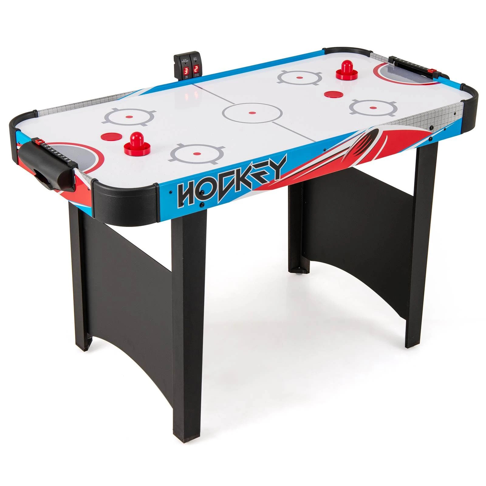 1 Costway Arcade Style Air Hockey Table Indoor Game Table Billiard Table w/Electronic LED Scoreboard, 1 of 1
