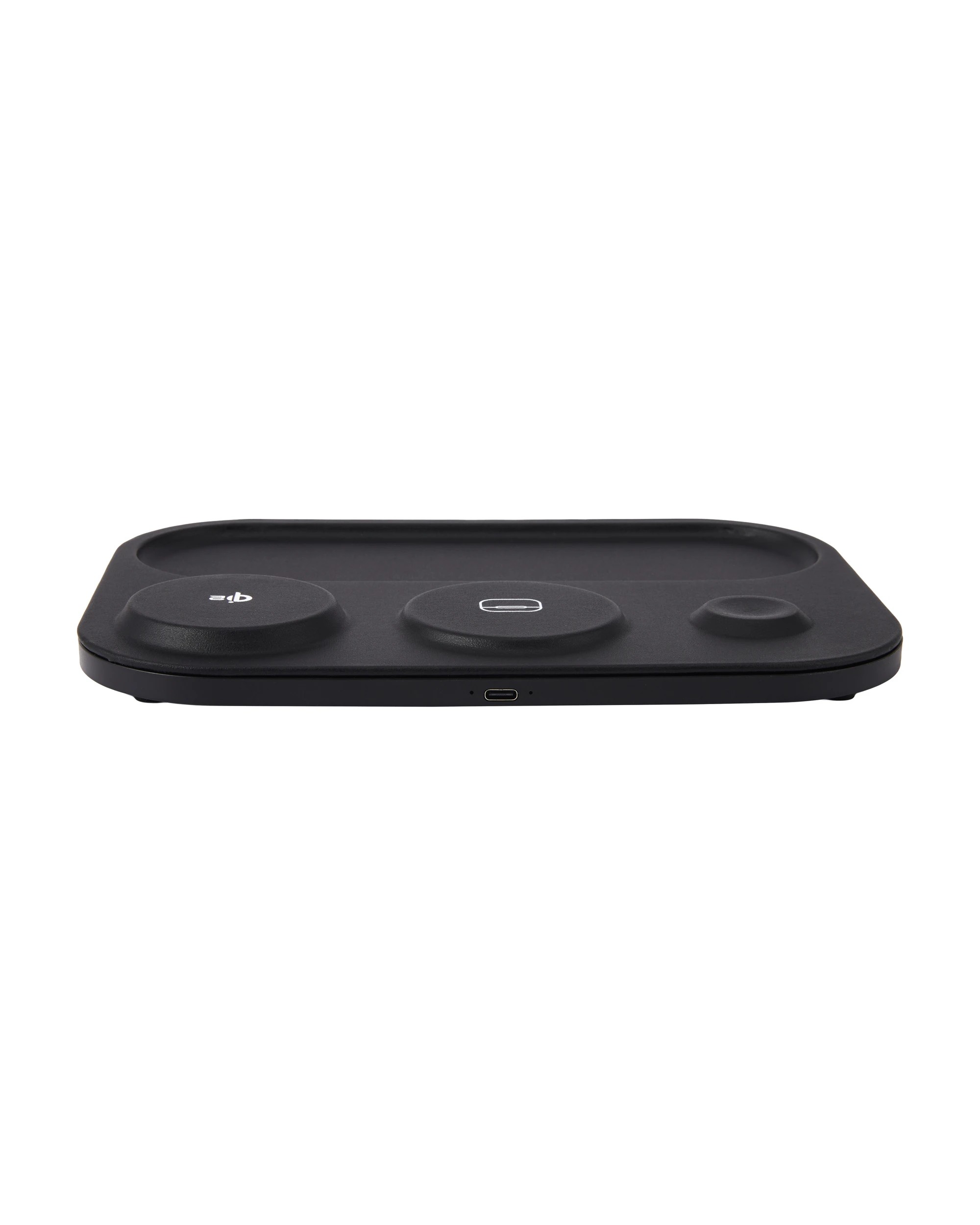 3 3-in-1 Wireless Charger Tray - Black, 3 of 9